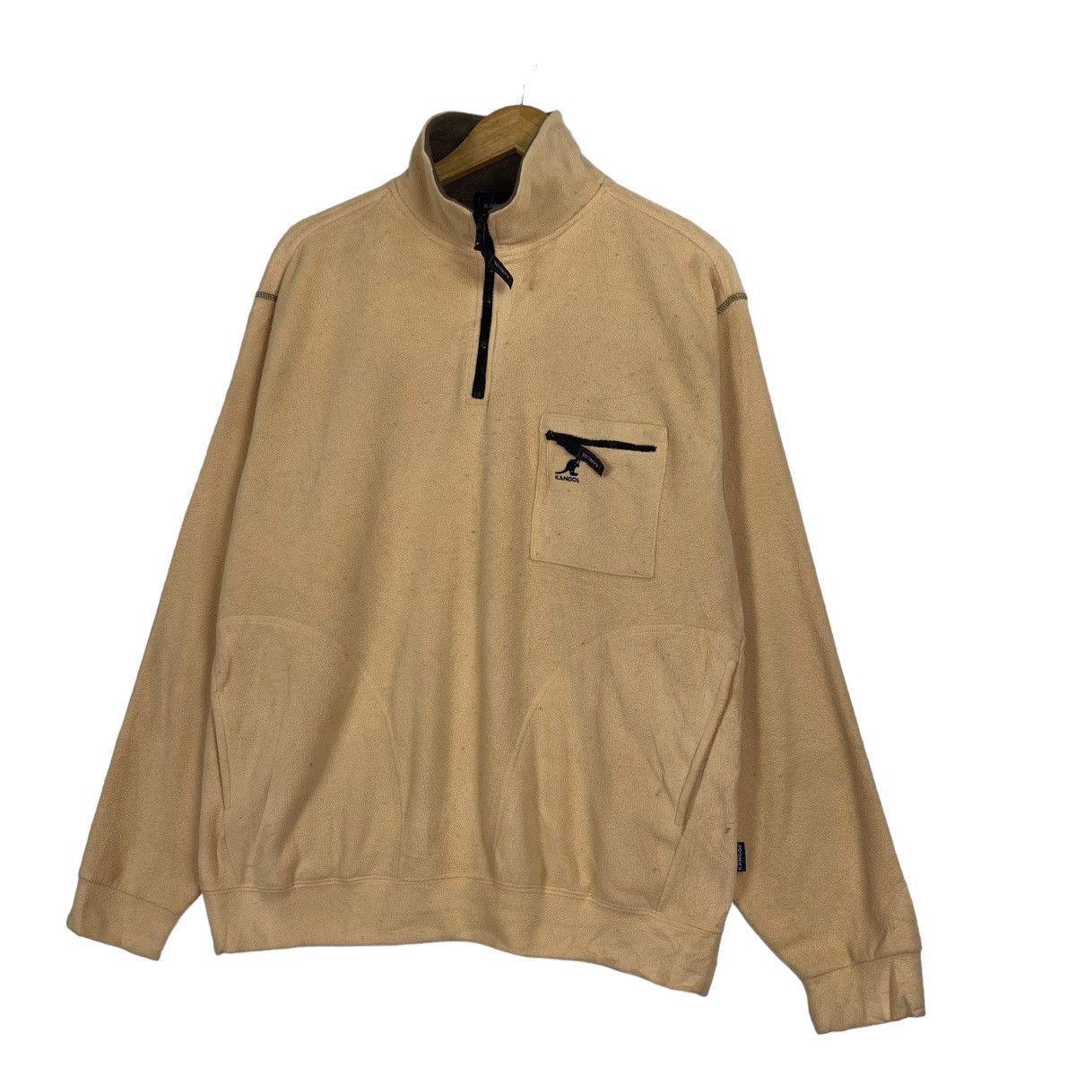 Japanese Brand × Kangol 🔥KANGOL HALFZIP FLEECE Size US M / EU 48-50 / 2 - 2 Thumbnail