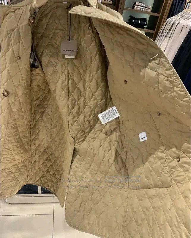 Burberry Burberry Cotton Khaki Women's Coat. Size M / US 6-8 / IT 42-44 - 5 Thumbnail