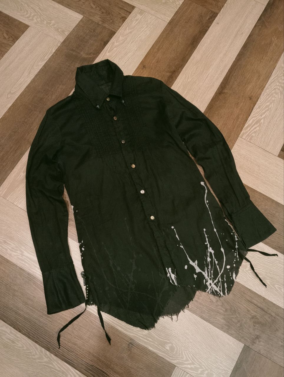 KMRii KMRii DISCHARGED LAYERED SHIRT Size US M / EU 48-50 / 2 - 2 Thumbnail