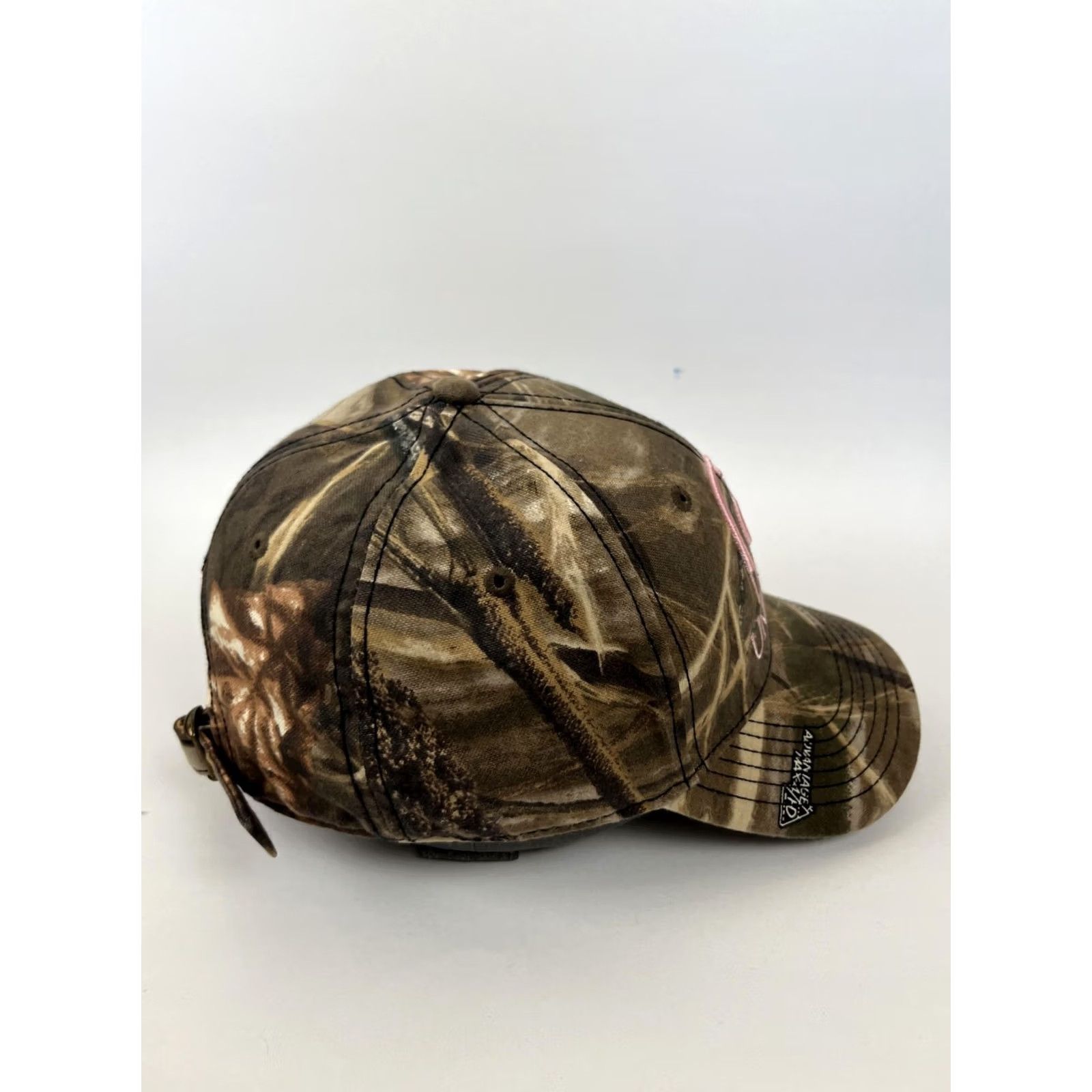 Pinko Ducks Unlimited Hat Cap Strap Back Womens One Size Brown Pink Logo Camo Hunting Size ONE SIZE - 5 Thumbnail