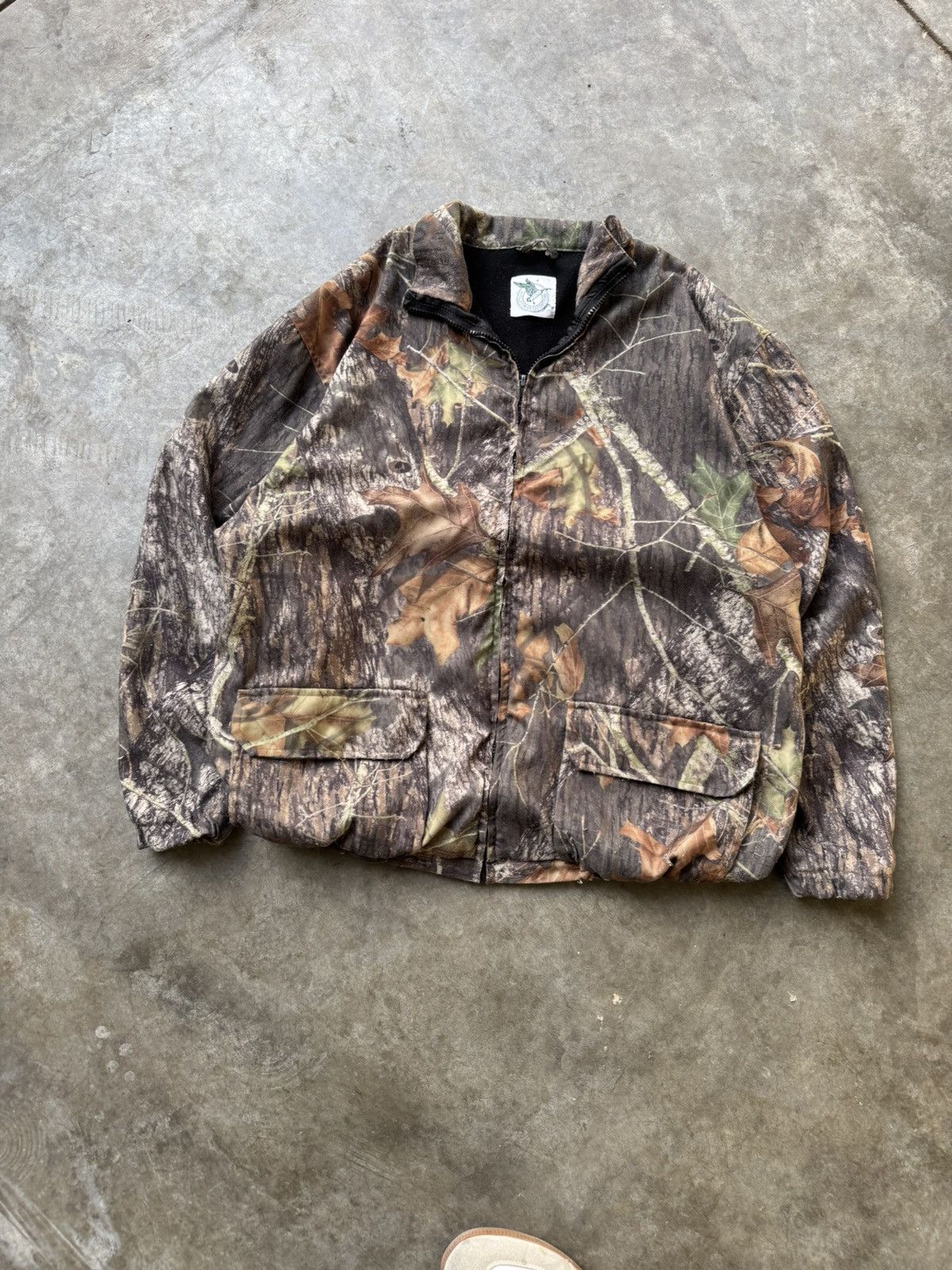 Realtree × Vintage Vintage 90’s Real Tree Faded Camo Bomber Jacket Size US L / EU 52-54 / 3 - 2 Thumbnail