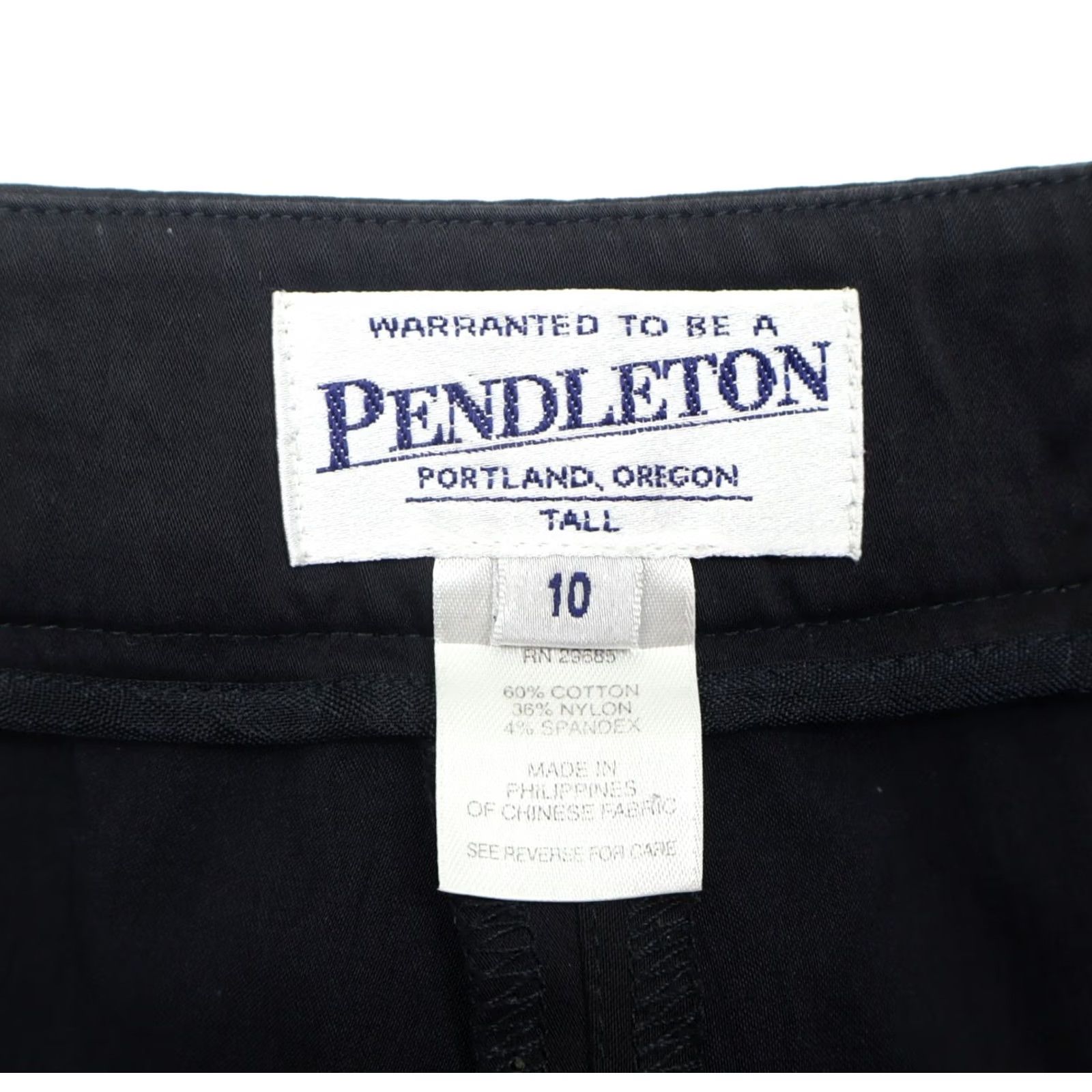 Pendleton Pendleton Women's Side Zip Flared Leg Pants Black Sz 10 Tall Size 32" / US 10 / IT 46 - 4 Thumbnail