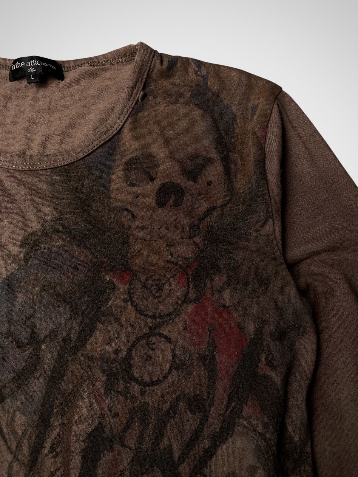 If Six Was Nine In The Attic Homme Skull Tribal Longsleeve Size US S / EU 44-46 / 1 - 3 Thumbnail