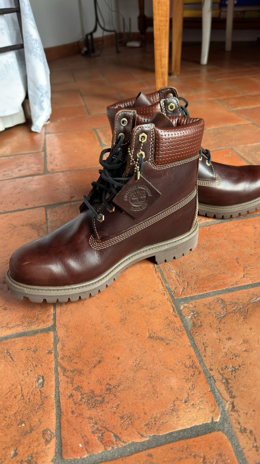 Timberland Timberland Premium Luxury Waterproof Leather Boots Size US 8.5 / EU 41-42 - 1 Thumbnail