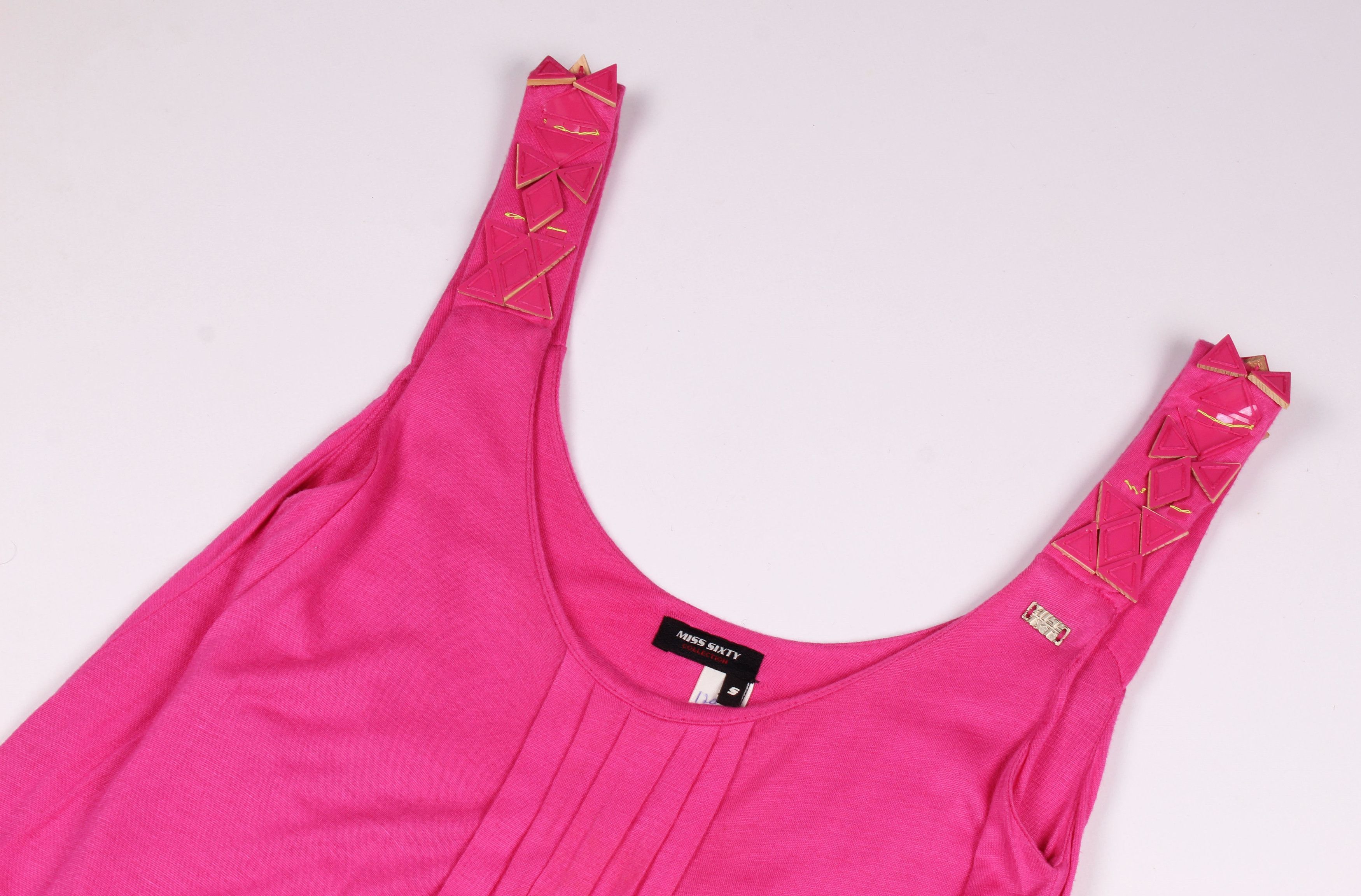 Miss Sixty × Vintage Vintage Miss Sixty Y2K Pink Bubble Tunic Top Size S / US 4 / IT 40 - 5 Thumbnail