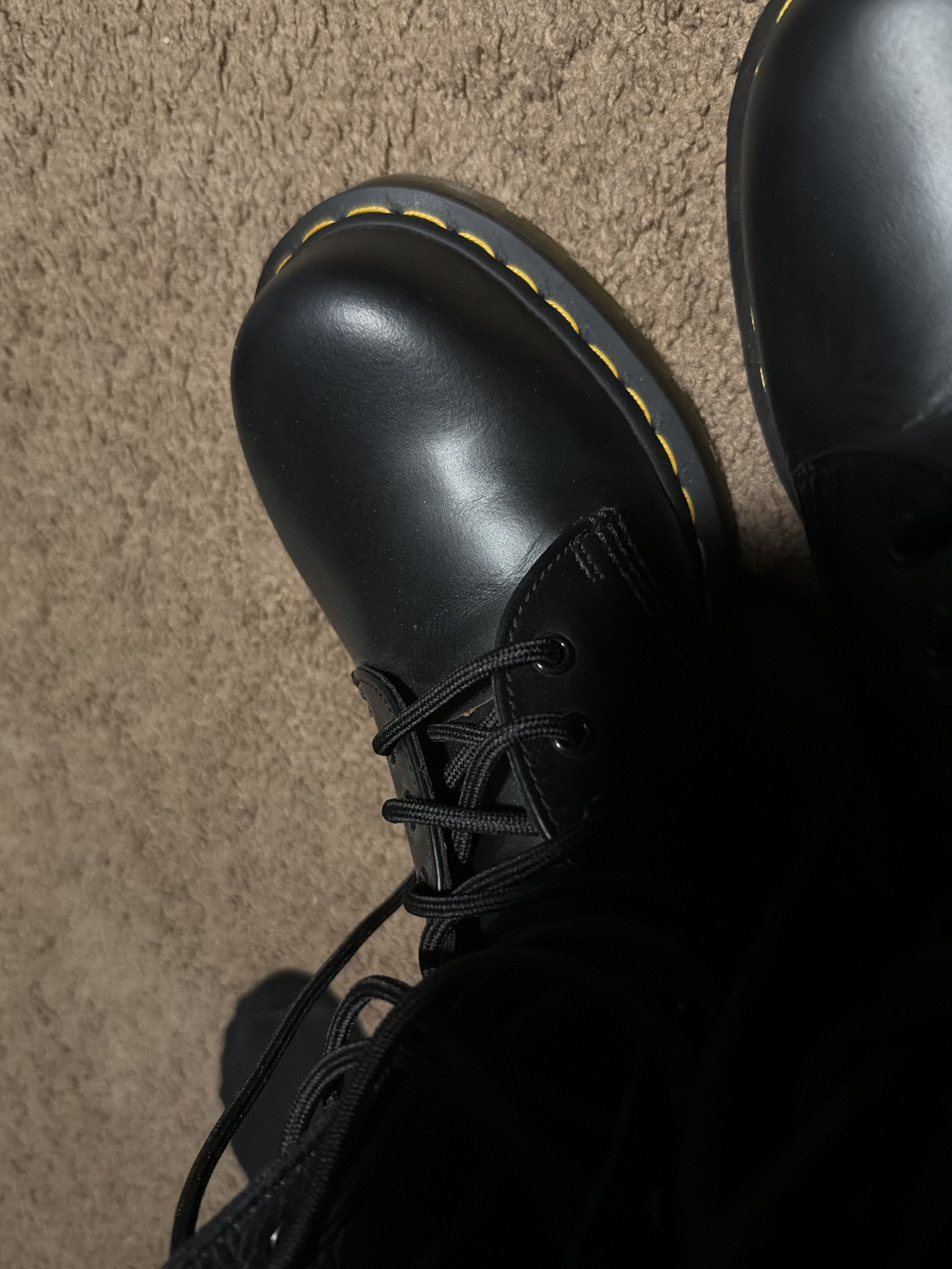 Dr. Martens × MM6 (Used) Dr. Martens x MM6 Maison Margiela Twisted 10-Eye Size US 11 / EU 44 - 3 Thumbnail