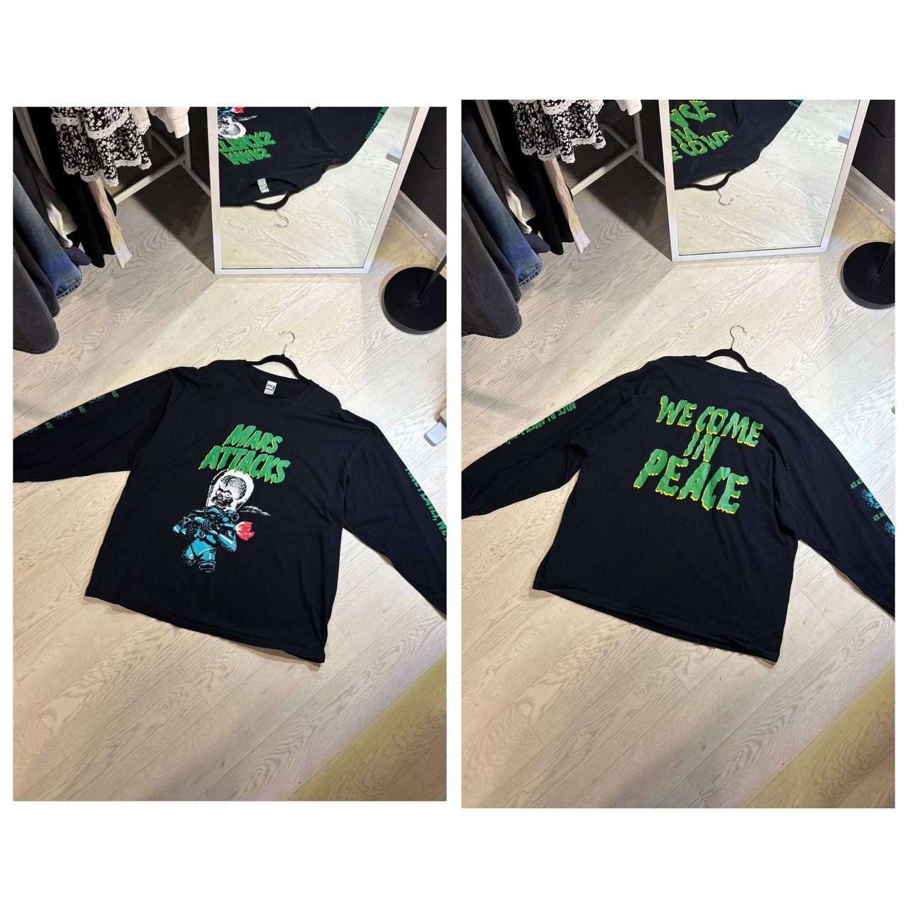 Band Tees Mars Attack long sleeve Size:3XL (XXXL) Size US XXL / EU 58 / 5 - 1 Thumbnail