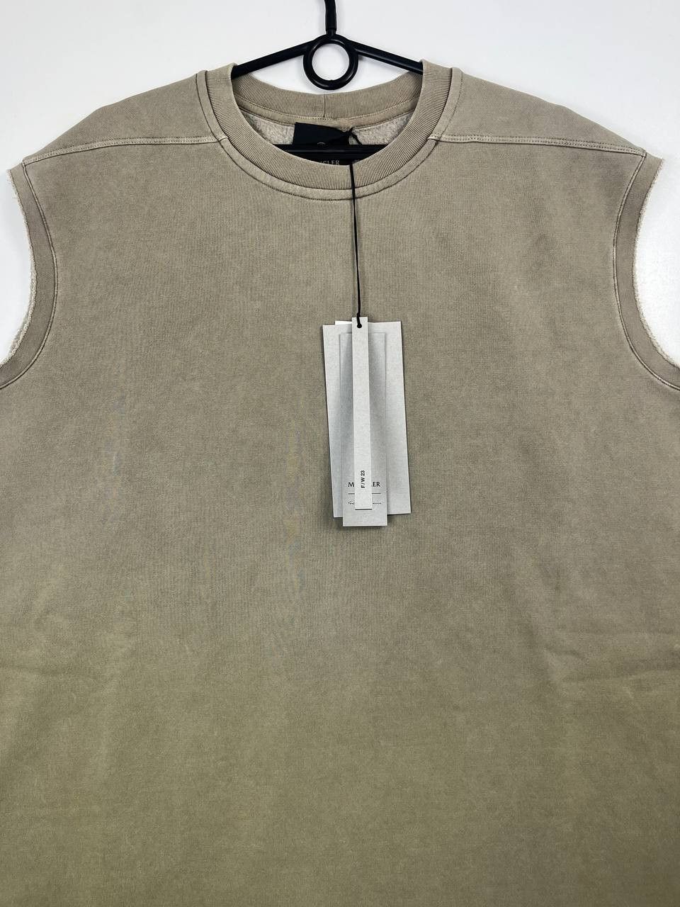 Moncler Moncler x Rick Owens Tarp T Sleeveless T-Shirt Beige NWT M Size US M / EU 48-50 / 2 - 2 Thumbnail