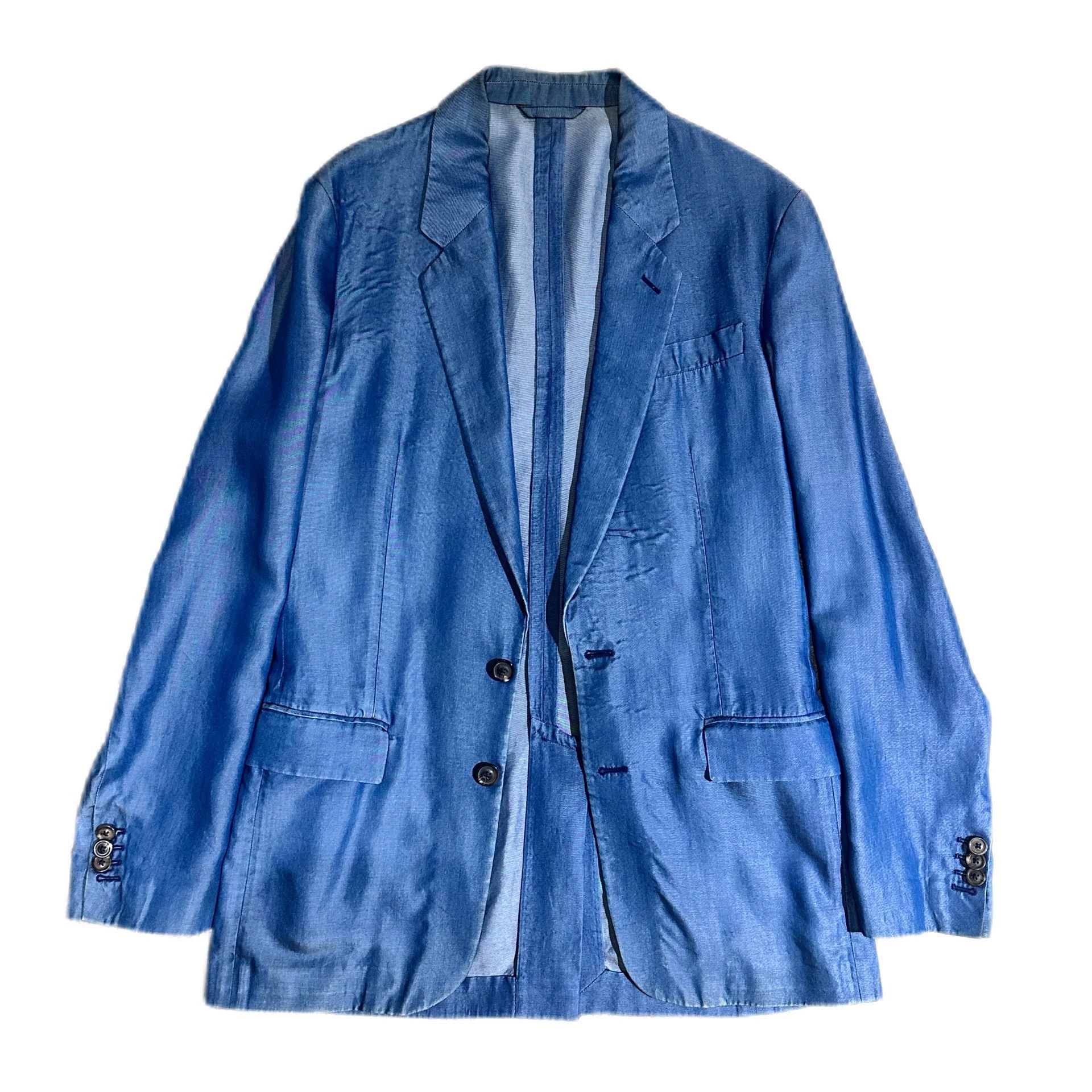 Maison Margiela Maison Margiela Shimmer Color Shift Suit Jacket 44 Size 44R - 2 Thumbnail