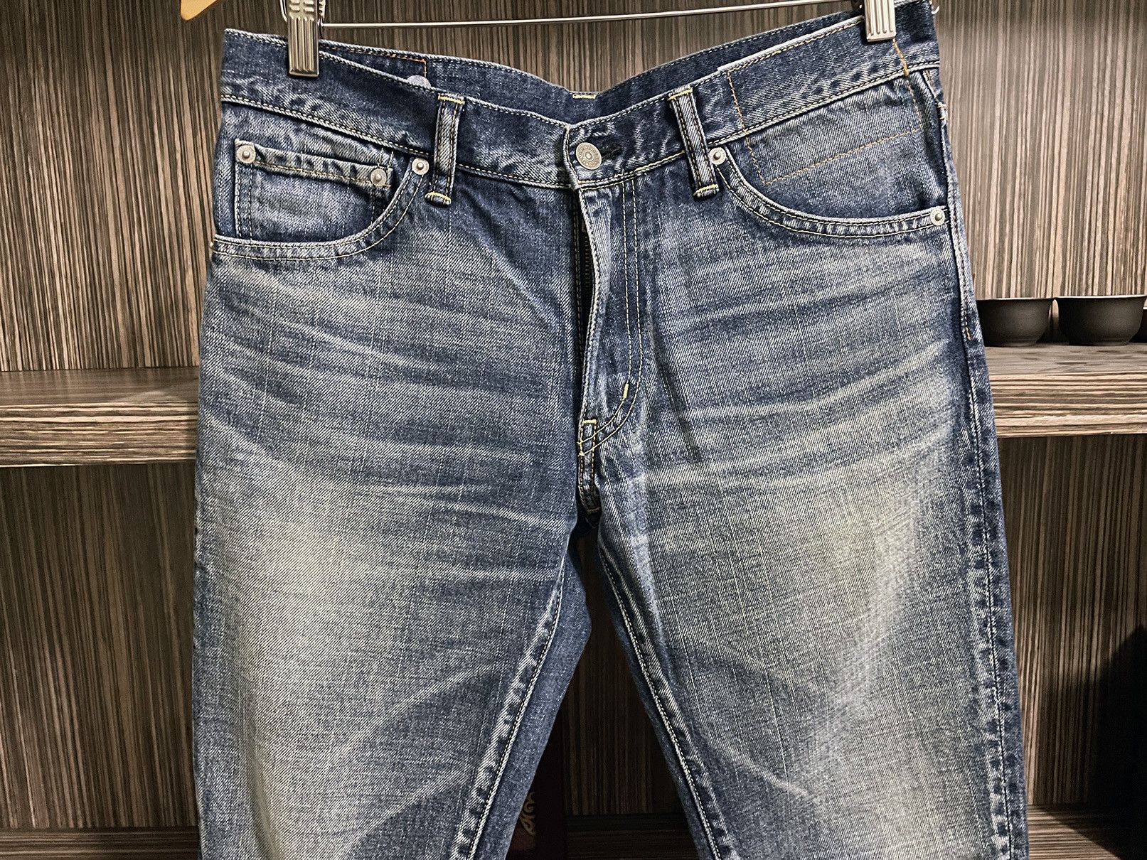 Visvim Visvim Social Sculpture Denim 04D9 Damaged-9 04 Cut W32 L30 | Grailed