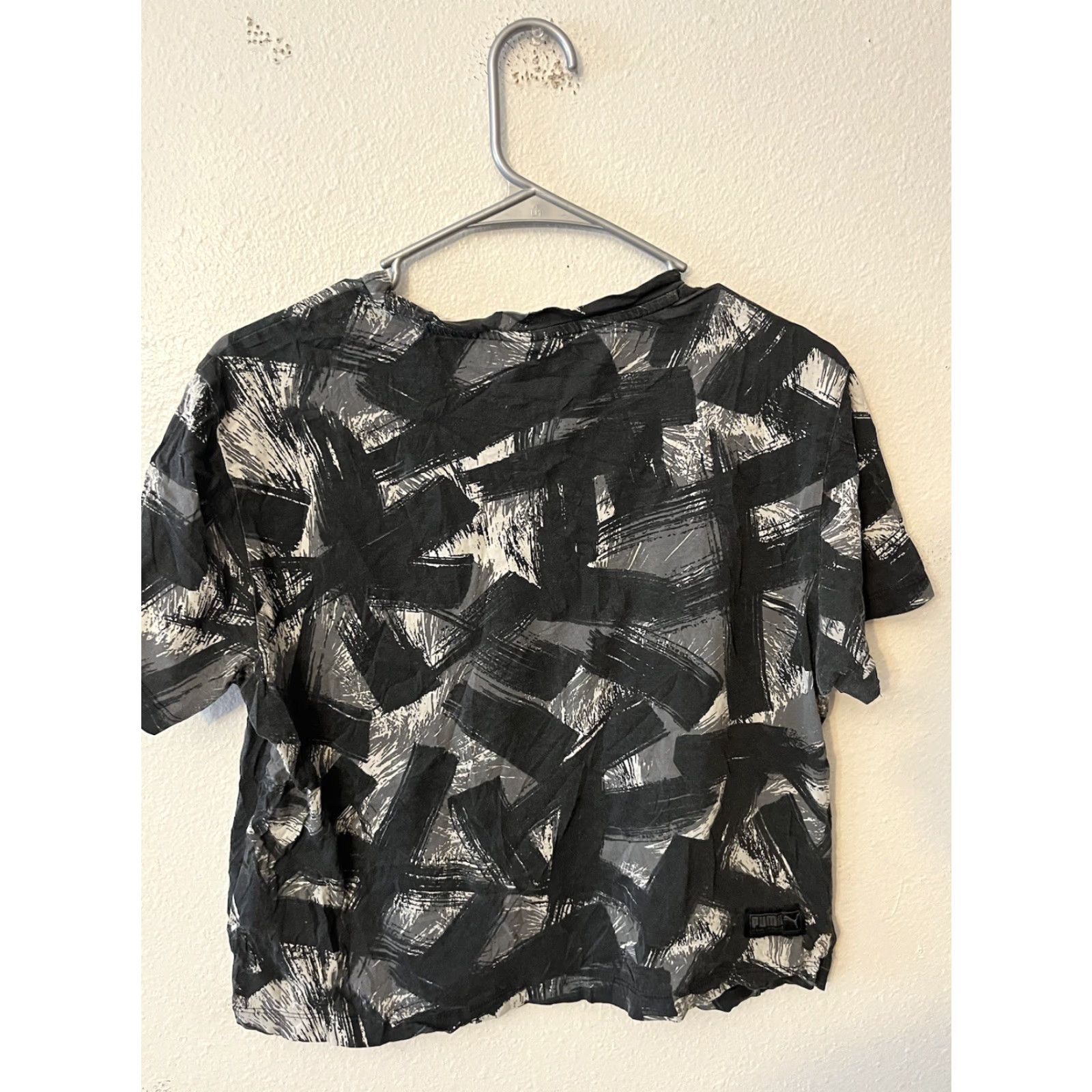Puma Puma T-Shirt Women Medium Graphic Print Logo Black Rebel Size M / US 6-8 / IT 42-44 - 2 Thumbnail