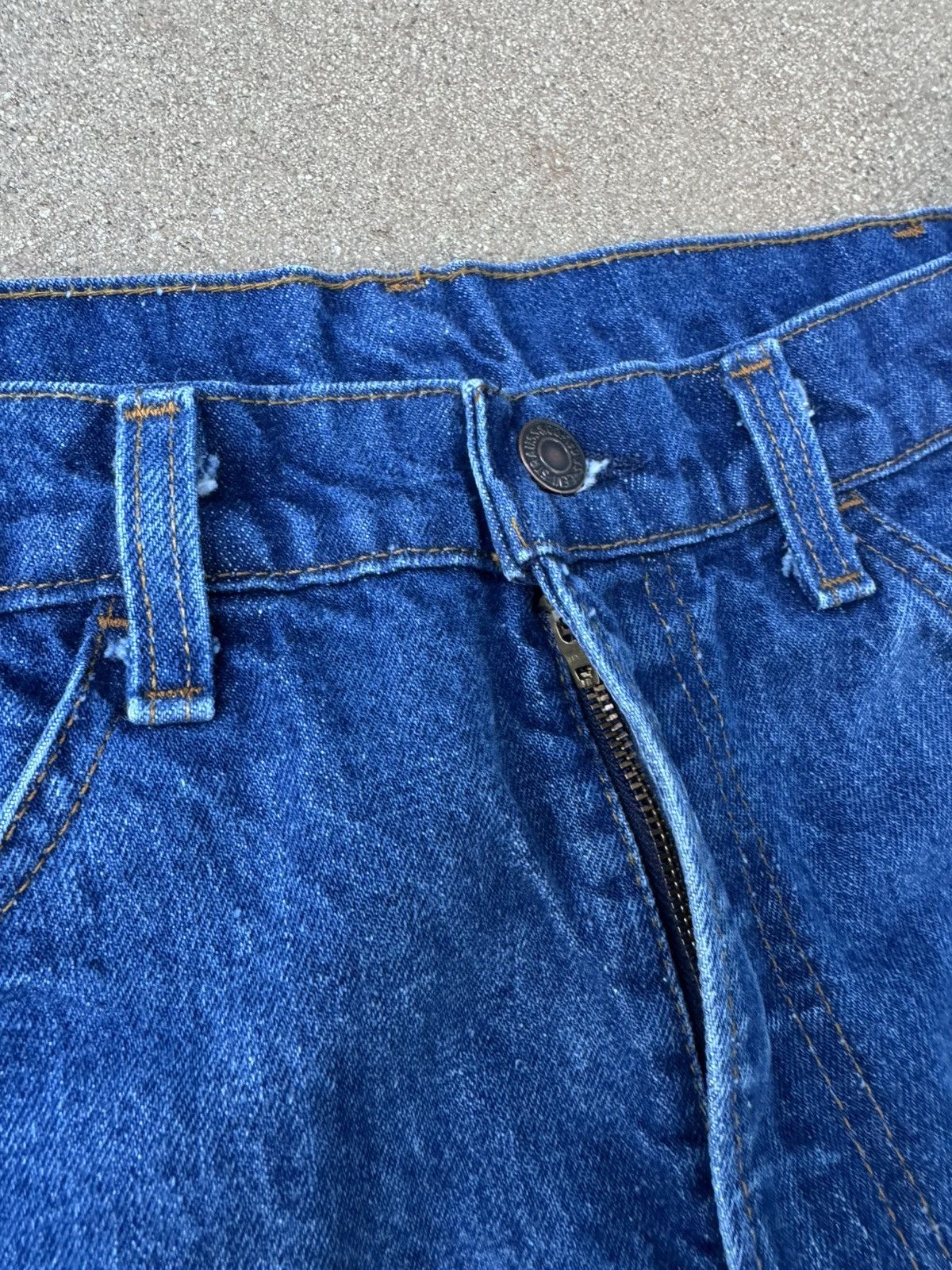 Levi's Vtg 80’s Levi’s 646 Orange Tab Bellbottom Flare Jeans 32x28 Size US 32 / EU 48 - 5 Thumbnail