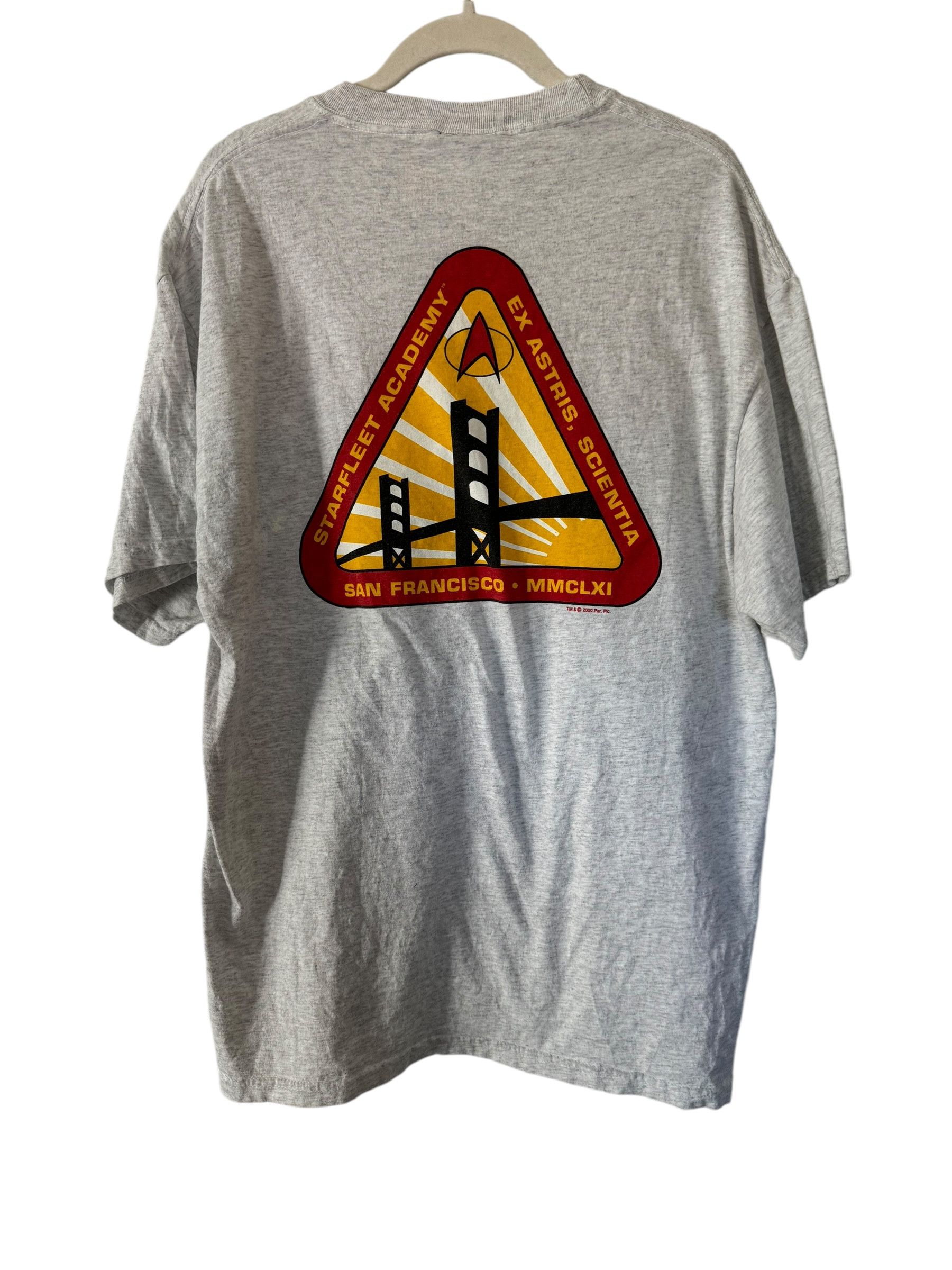 Vintage 2000 "Starfleet Academy" Star Trek Experience Vegas Tee Size US L / EU 52-54 / 3 - 2 Thumbnail