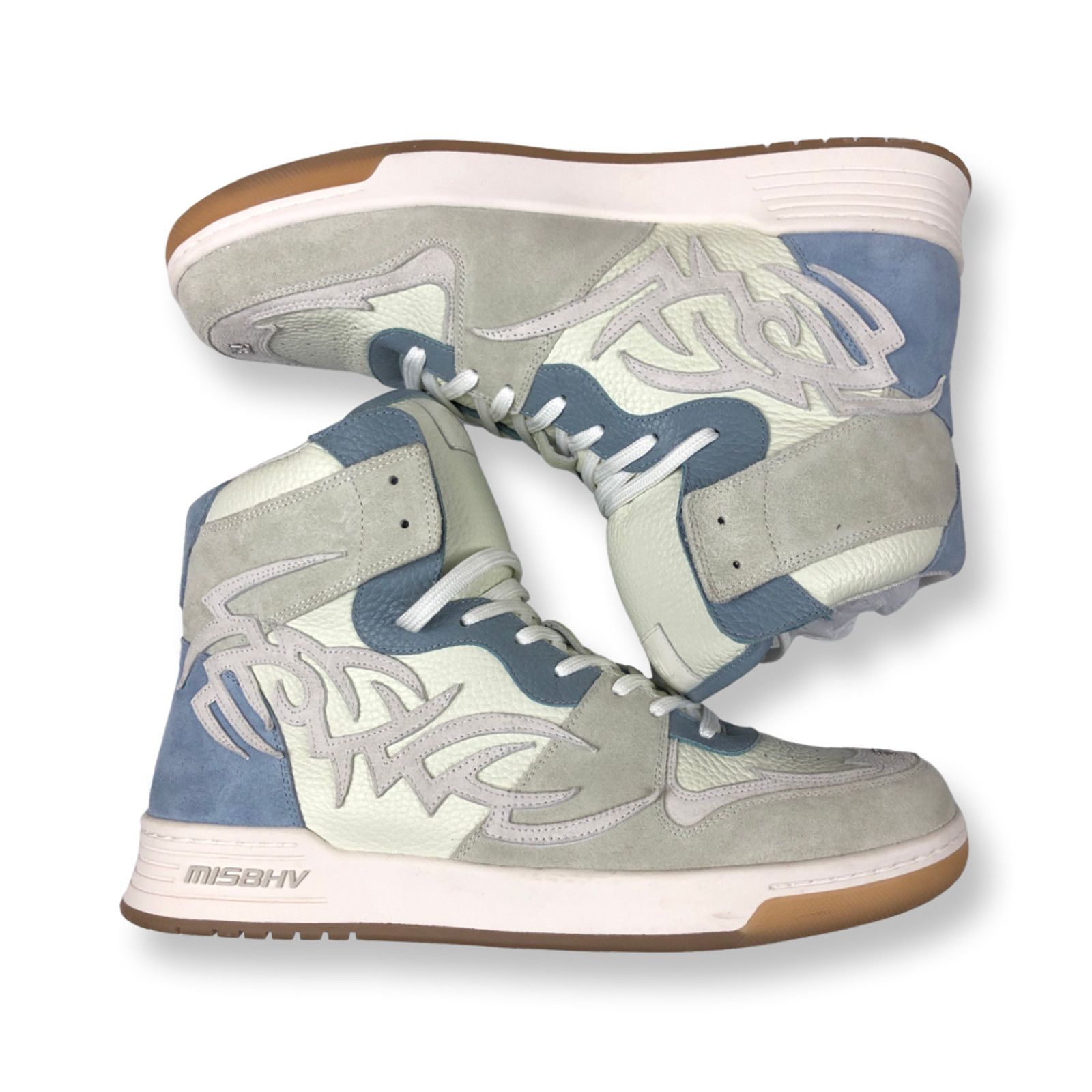 image of Misbhv Court Hi-Top Sneakers in White, Men's (Size 11)