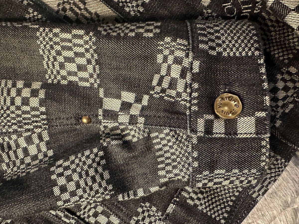 Louis Vuitton Distorted Denim Jacket