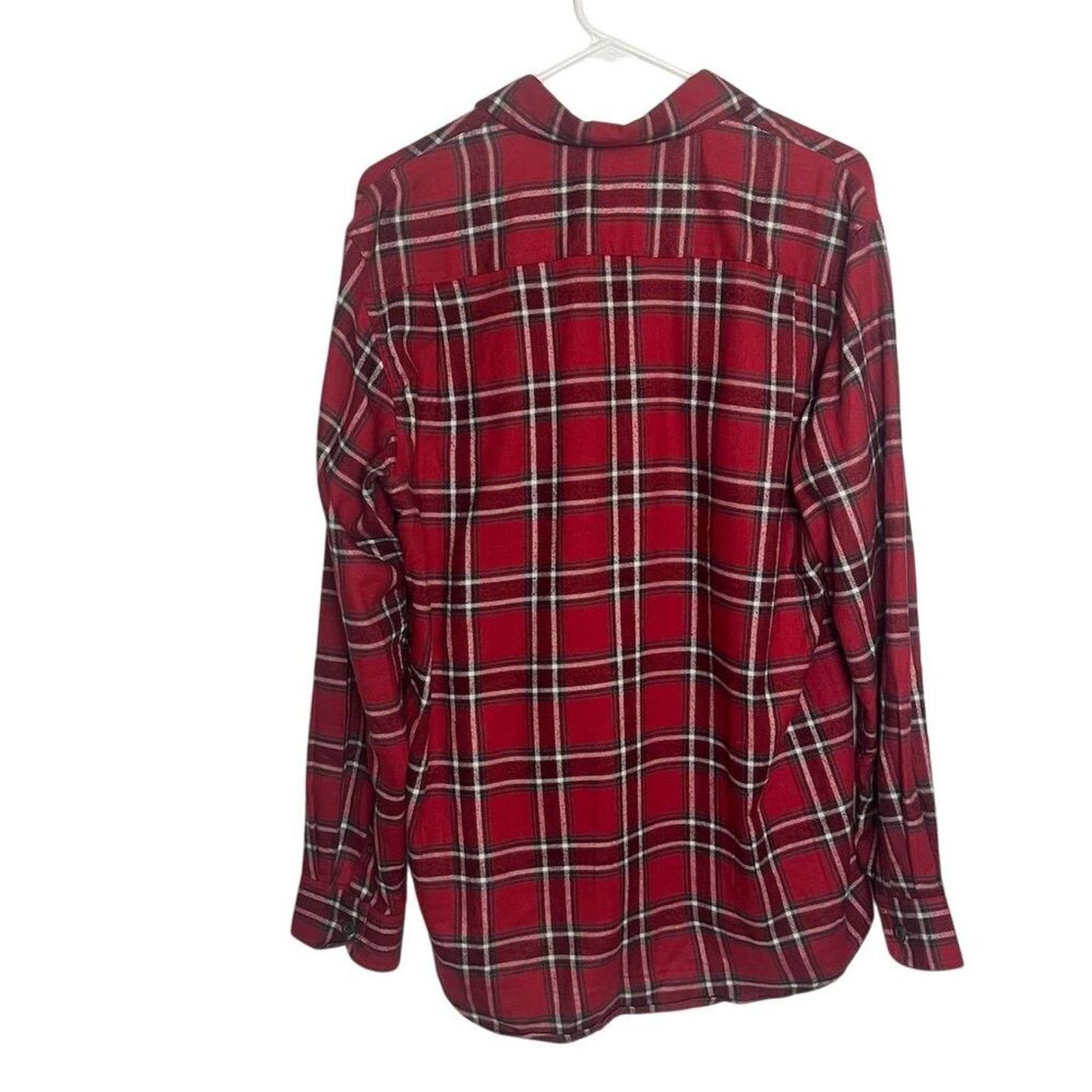 Wrangler Wrangler M Red Plaid Flannel Button-Up Shirt Long Sleeve Size US M / EU 48-50 / 2 - 2 Thumbnail
