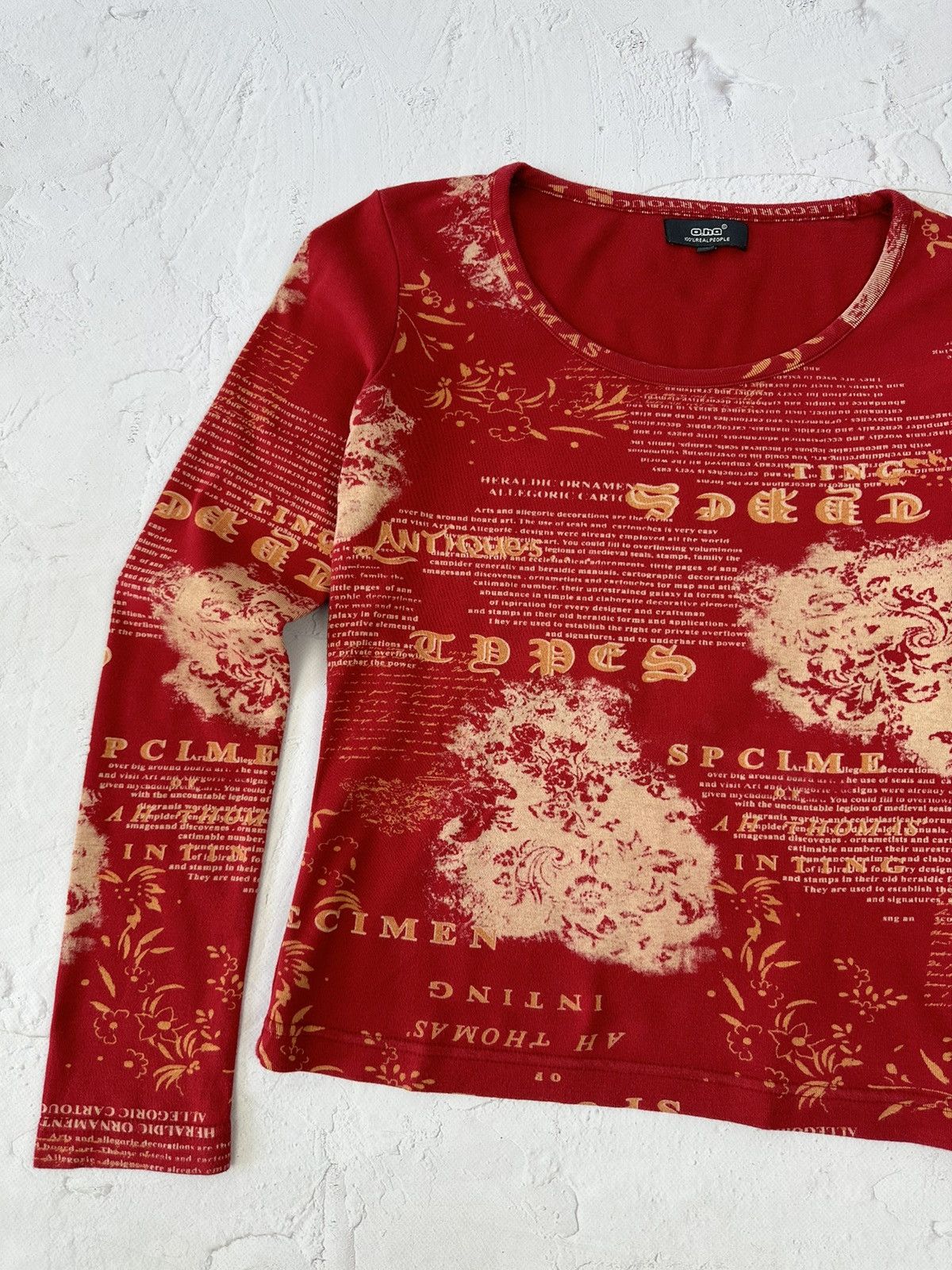 Vintage Vintage Gaultier Style Printed Sweater Size M / US 6-8 / IT 42-44 - 2 Thumbnail