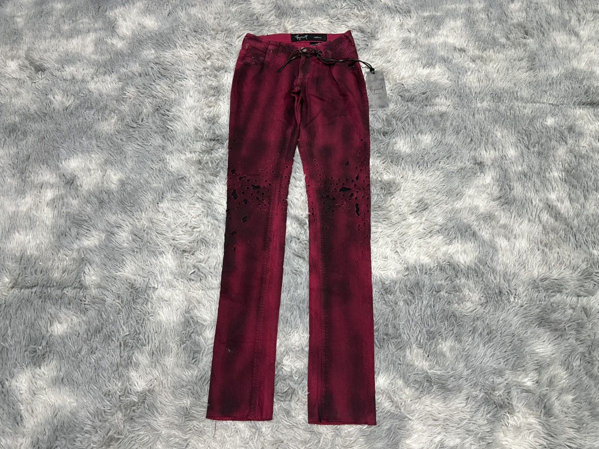 Fagassent Toshiki Aoki 🔥Archived Fagassent Toshiki Aoki Shotgun Distressed Denim Size US 26 / EU 42 - 1 Thumbnail