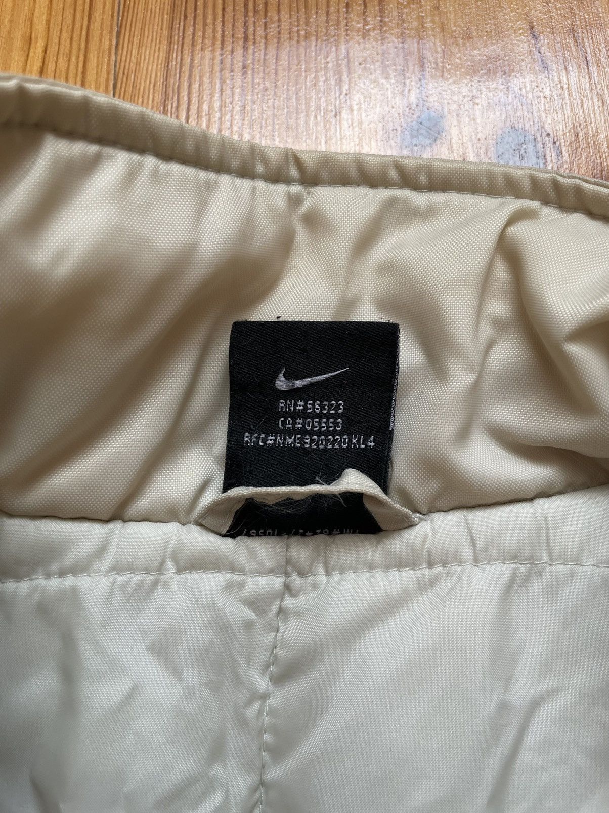 Nike × Vintage Vintage 00s Nike Big Swoosh Logo Back Print Full Zip Jacket Size US L / EU 52-54 / 3 - 6 Thumbnail