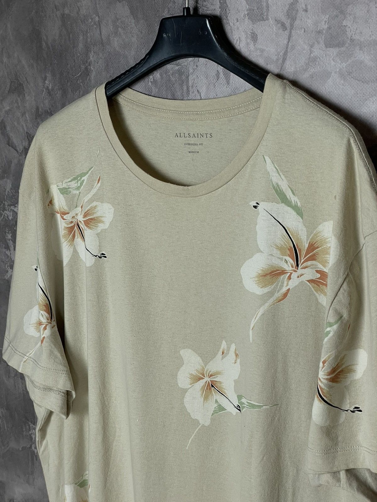 Allsaints Allsaints Hawaiian Y2K Style Flower Art T-Shirt Size US M / EU 48-50 / 2 - 8 Thumbnail