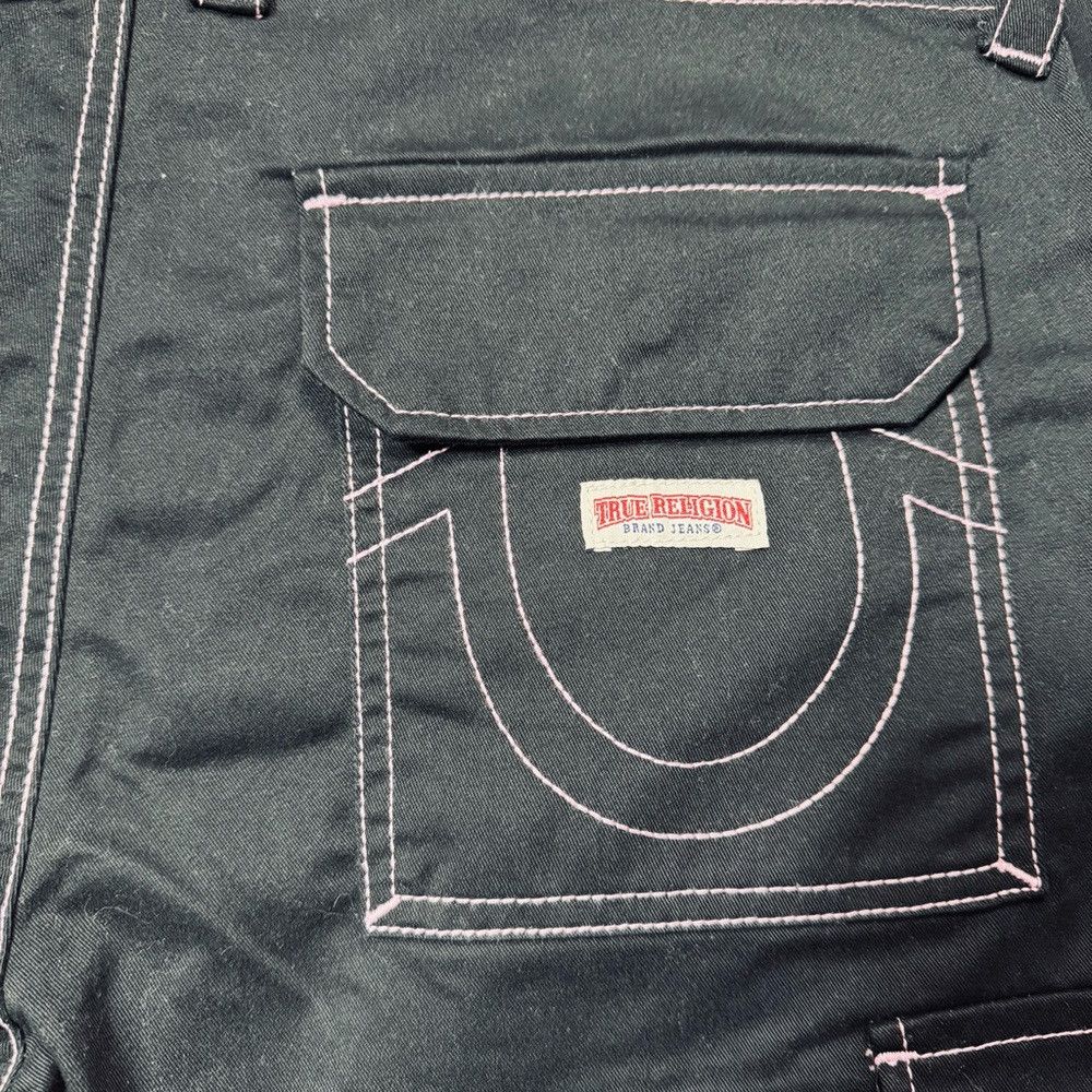 True Religion NWT New $139 True Religion MILITARY SINGLE NEEDLE CARGO Bla Size 31" - 3 Thumbnail