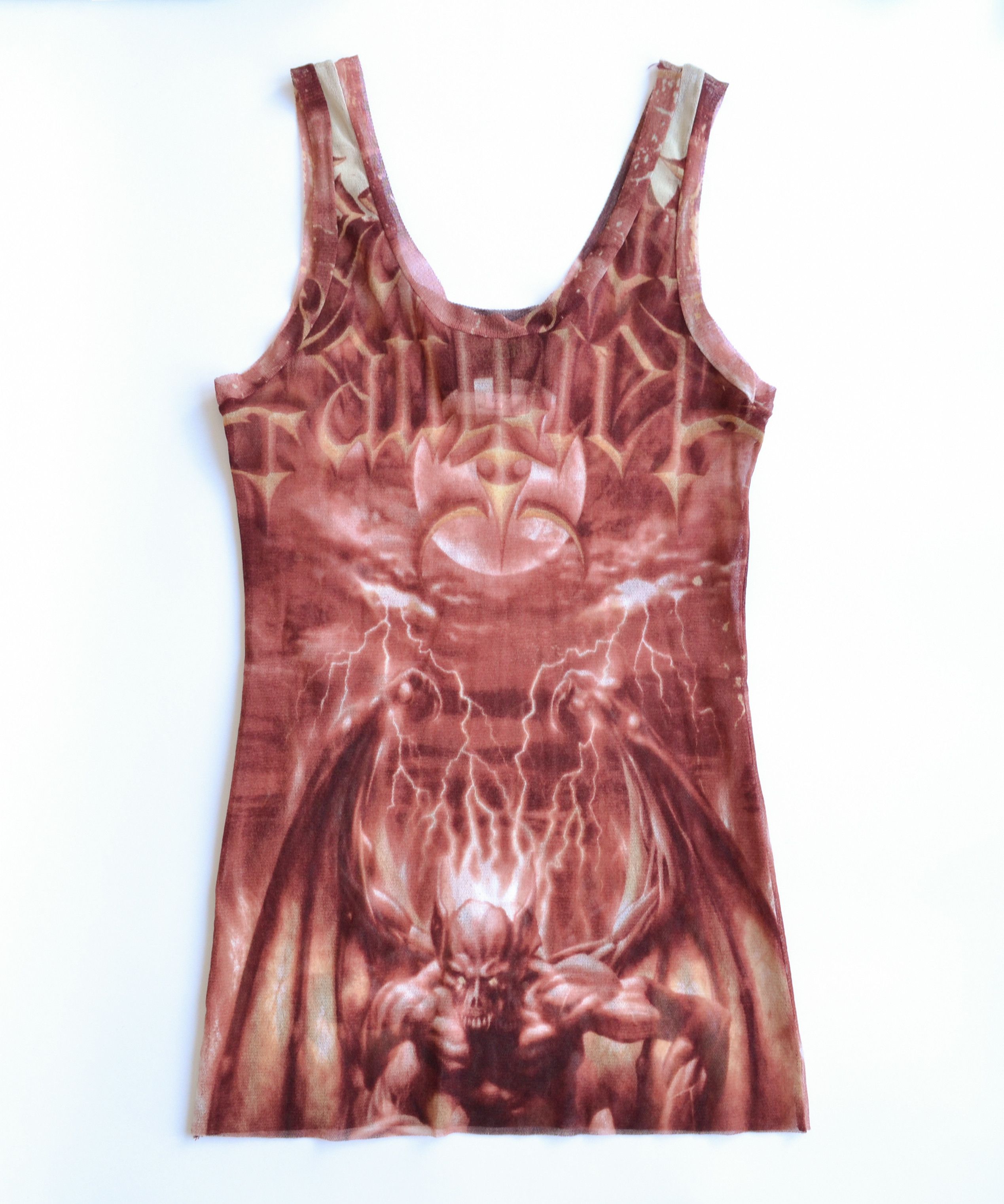 Jean Paul Gaultier JEAN PAUL GAULTIER Set Mesh Top Suit Cardigan 2001 Demon Size L / US 10 / IT 46 - 3 Thumbnail