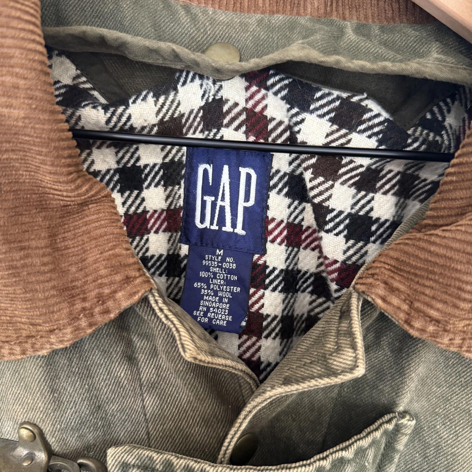 Gap GAP Jacket Men's M Green VTG Fireman Wool Lobster Clasp Rare Size US M / EU 48-50 / 2 - 3 Thumbnail