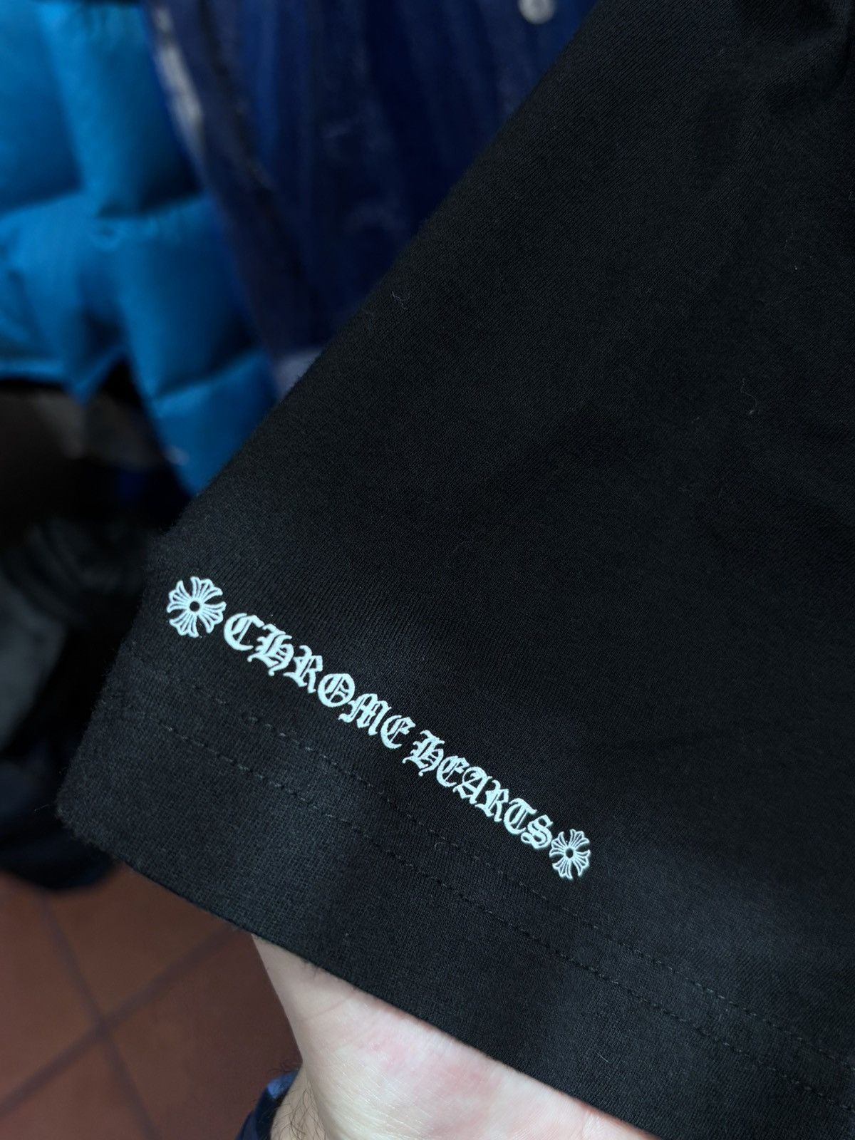 Chrome Hearts Chrome Hearts Neck Logo Black Tee Size US XXL / EU 58 / 5 - 3 Thumbnail