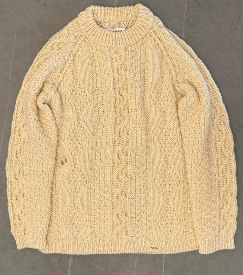 Maison Margiela Maison Margiela Multicolored pure sheep wool men's pullover Size US S / EU 44-46 / 1 - 1 Thumbnail