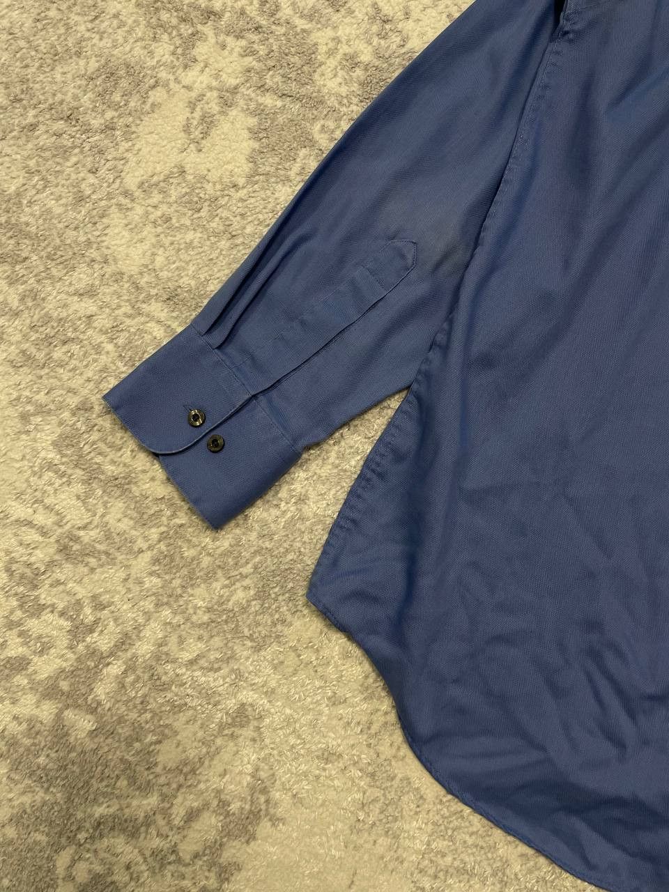 Yves Saint Laurent Vintage Yves Saint Laurent Blue Shirt Men’s Cotton Blend 90s Size US XL / EU 56 / 4 - 9 Thumbnail
