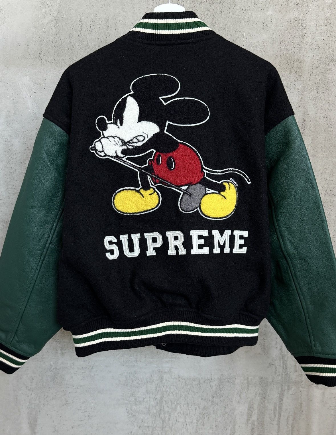 Number (N)ine × Supreme Supreme Number (N)ine Mickey Mouse Varsity Jacket AW25 Size US L / EU 52-54 / 3 - 2 Thumbnail
