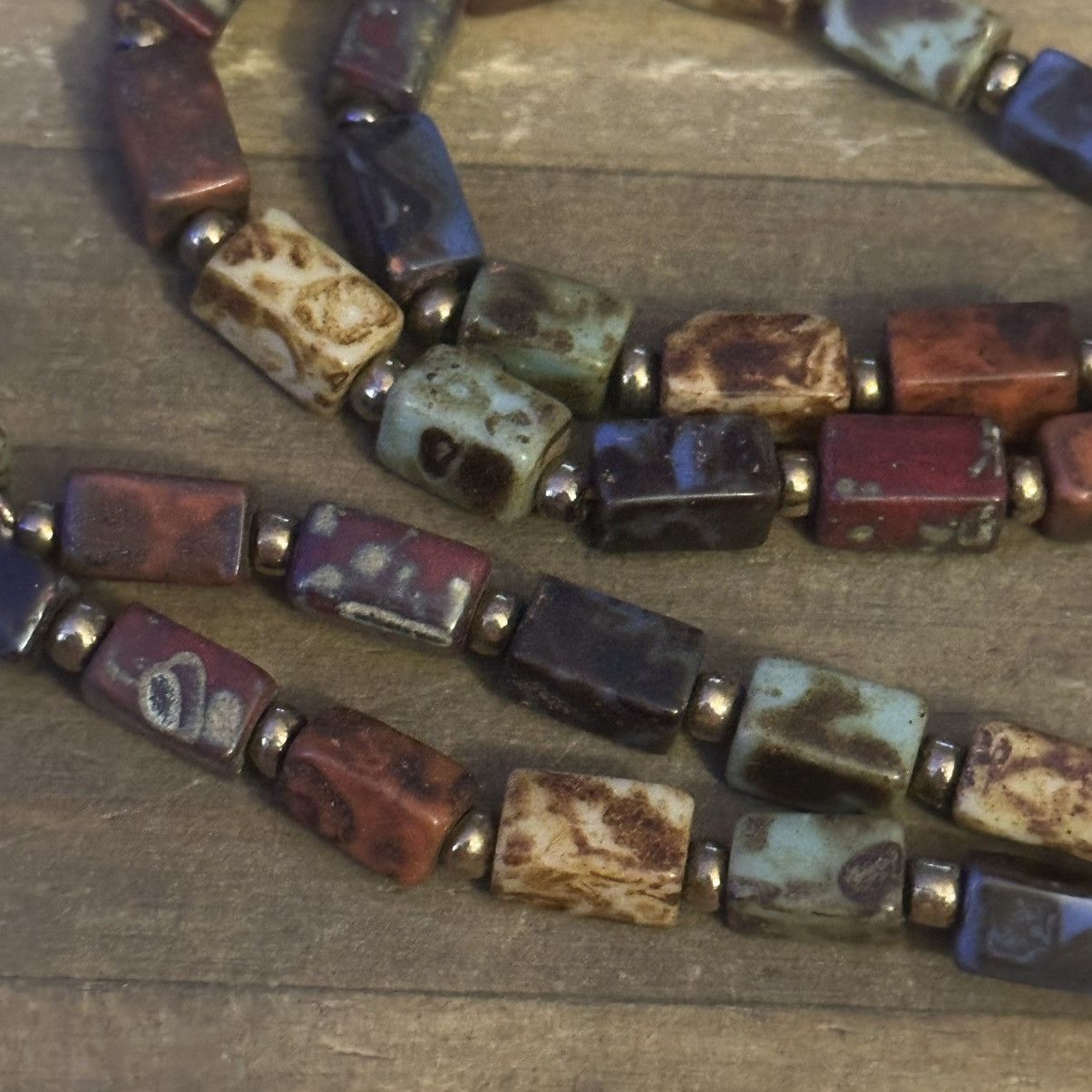 Vintage Vintage Jasper bead necklace Size ONE SIZE - 4 Thumbnail