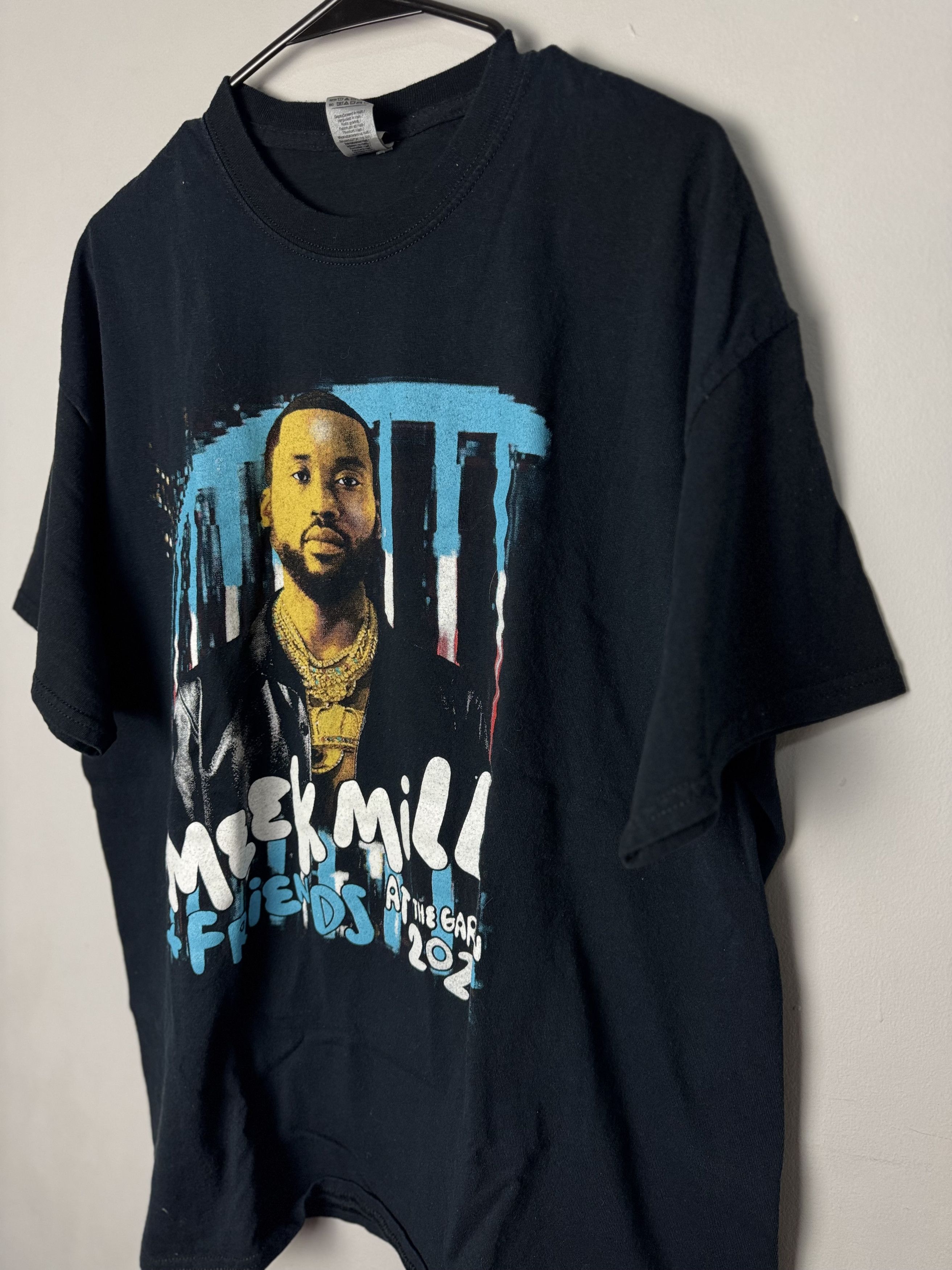 Band Tees Meek Mill - 2021 Tour Tee Size US XL / EU 56 / 4 - 4 Thumbnail