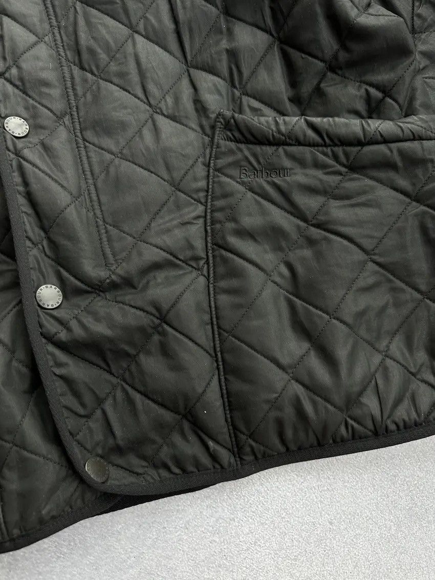 Barbour × Vintage Vintage Barbour Polarquilt Black Jacket Size US L / EU 52-54 / 3 - 7 Thumbnail