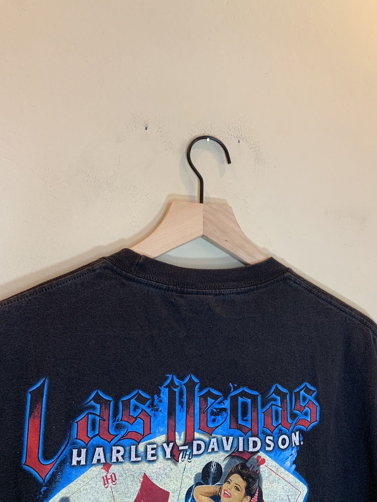 Harley Davidson *RARE* Harley Davidson Pinup Martini Las Vegas Biker T-Shirt Size US L / EU 52-54 / 3 - 10 Thumbnail