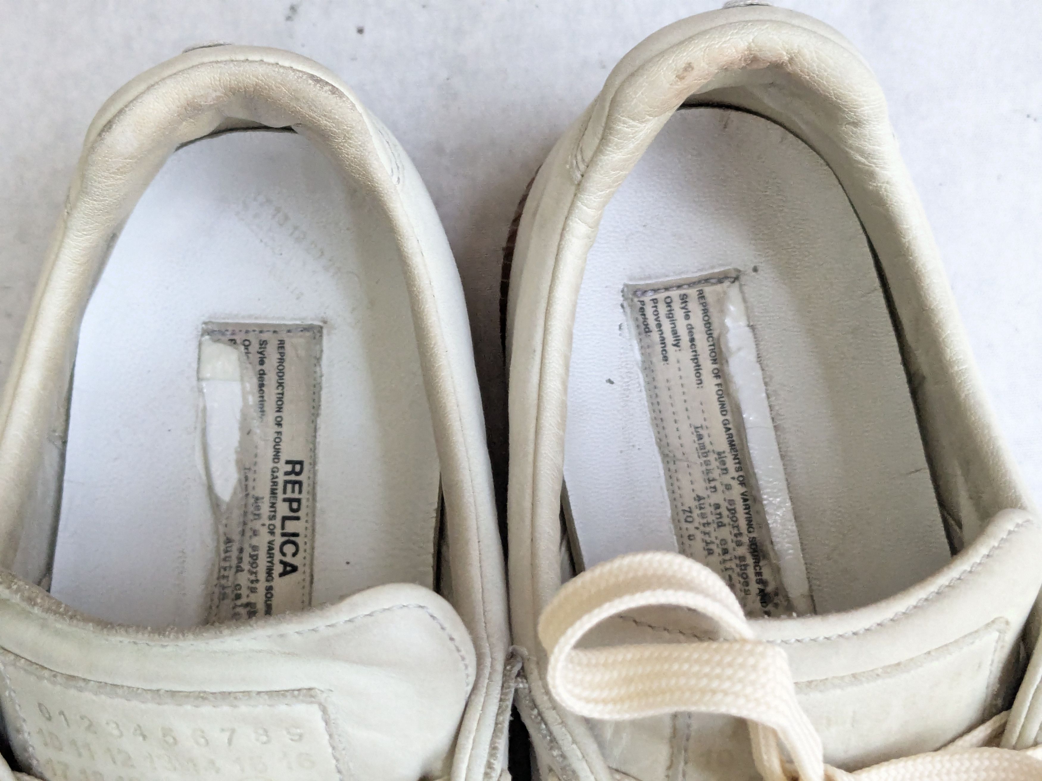 Maison Margiela Maison Margiela Replica GAT Paint Splatter 9 42 Low Tops Gum Size US 9 / EU 42 - 12 Thumbnail