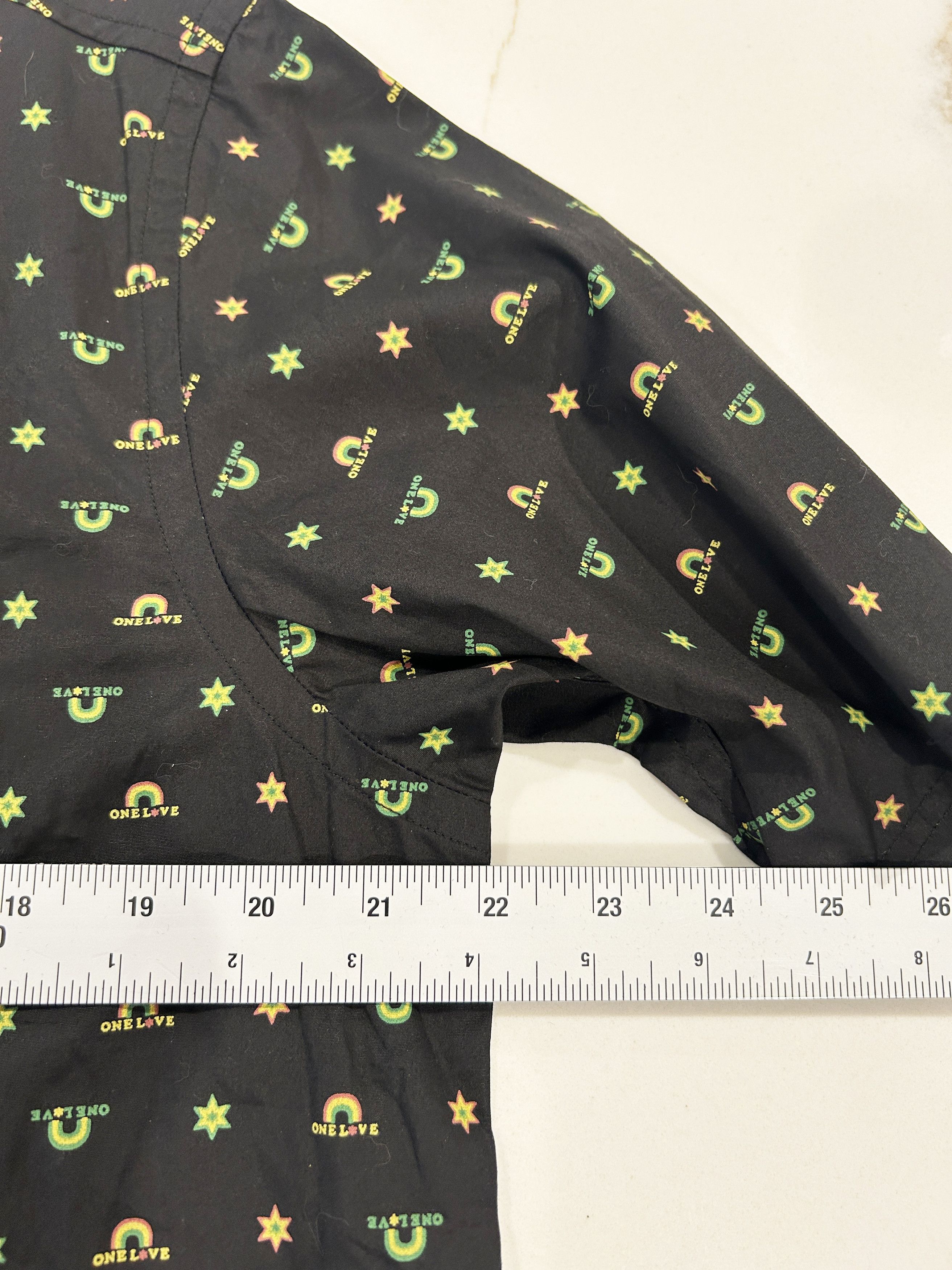 Stussy Rainbow Black Allover Shirt Size US L / EU 52-54 / 3 - 5 Thumbnail