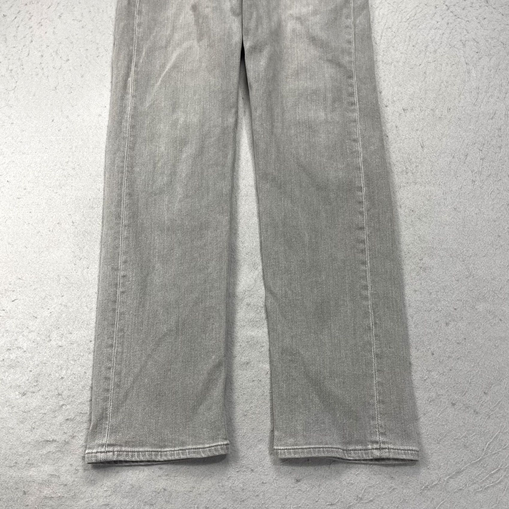 Rag & Bone rag & bone Fit 2 Jeans Mens 32x33 Gray Slim Straight Light Wash Denim Stretch Size US 32 / EU 48 - 3 Thumbnail