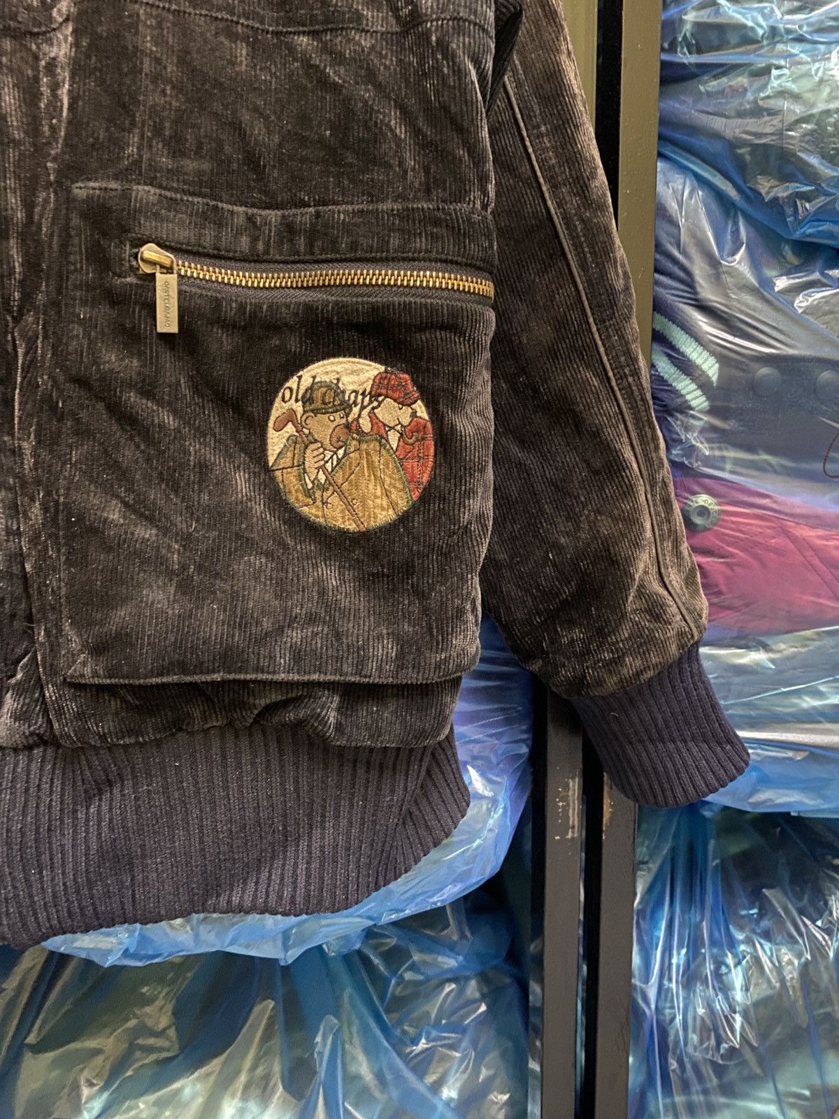 Jean Charles De Castelbajac VINTAGE CASTLEBAJAC CORDUROY BOMBER JACKET Size US L / EU 52-54 / 3 - 4 Thumbnail