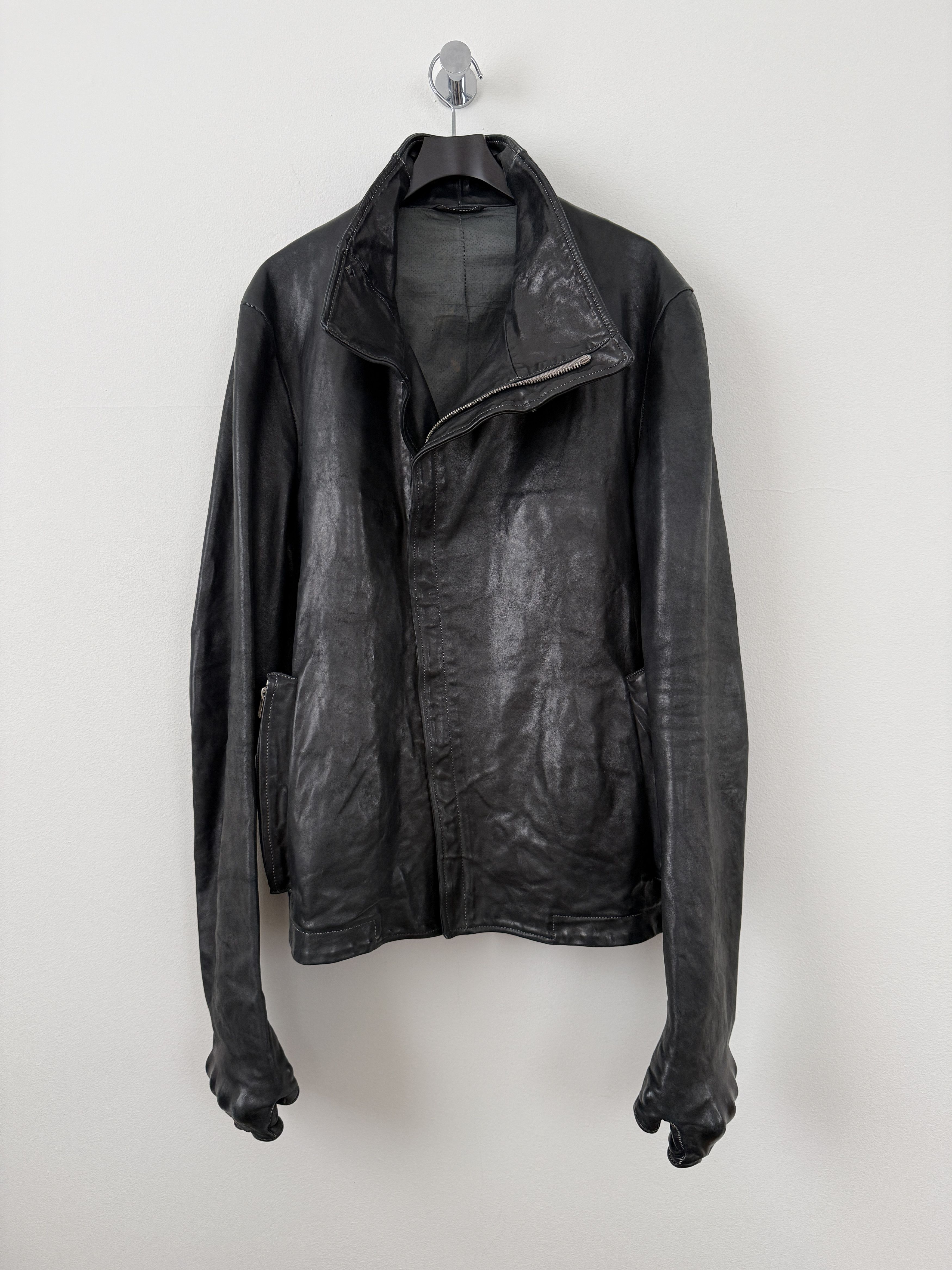 Carol Christian Poell Horse Leather Concealed Prosthetic Gloved Jacket Size US L / EU 52-54 / 3 - 2 Thumbnail