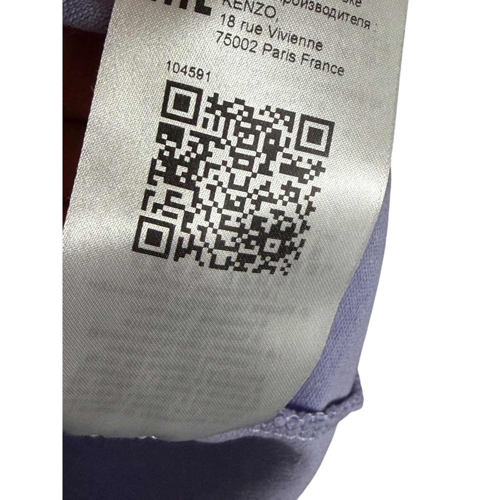 Kenzo Kenzo Cross Logo Light Purple Men's Polo Shirt Preppy Size M Size US M / EU 48-50 / 2 - 7 Thumbnail