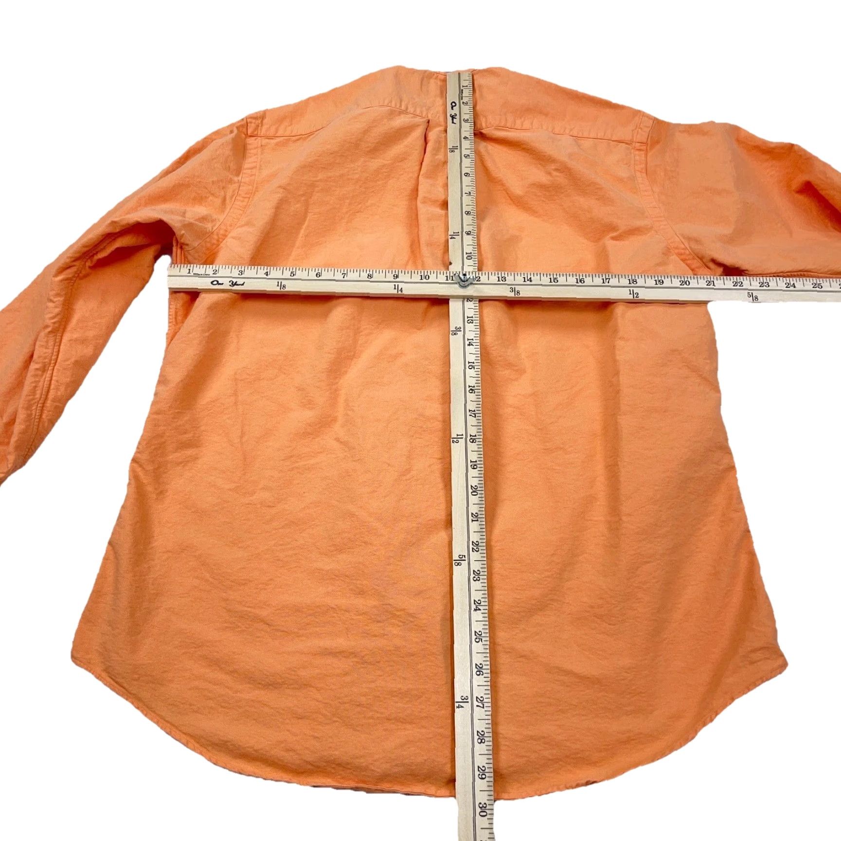 Polo Ralph Lauren VINTAGE Ralph Lauren Men’s Button-Up Shirt Large Orange Solid Casual Dress Preppy Size US L / EU 52-54 / 3 - 7 Thumbnail