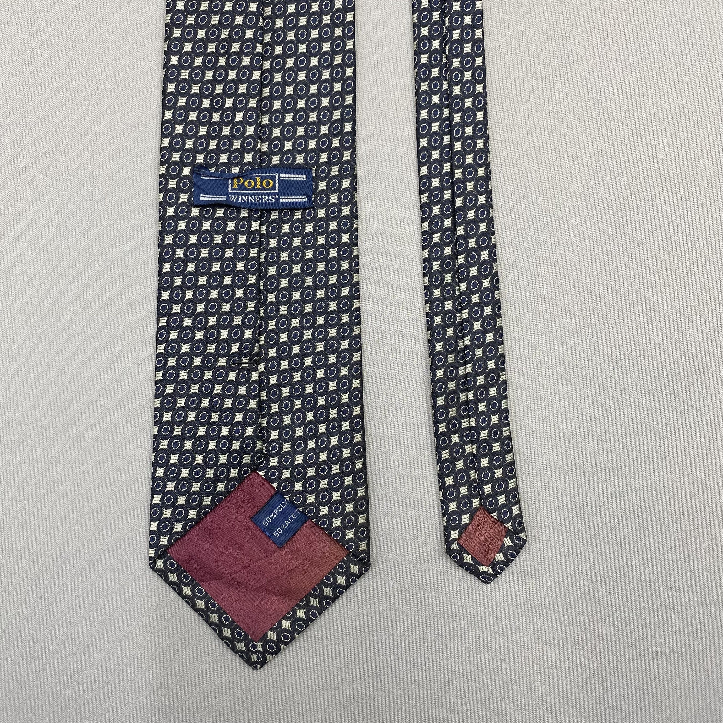 Japanese Brand Vintage Polo SILK Necktie Cravate Pure Silk Neck Tie Size ONE SIZE - 6 Thumbnail