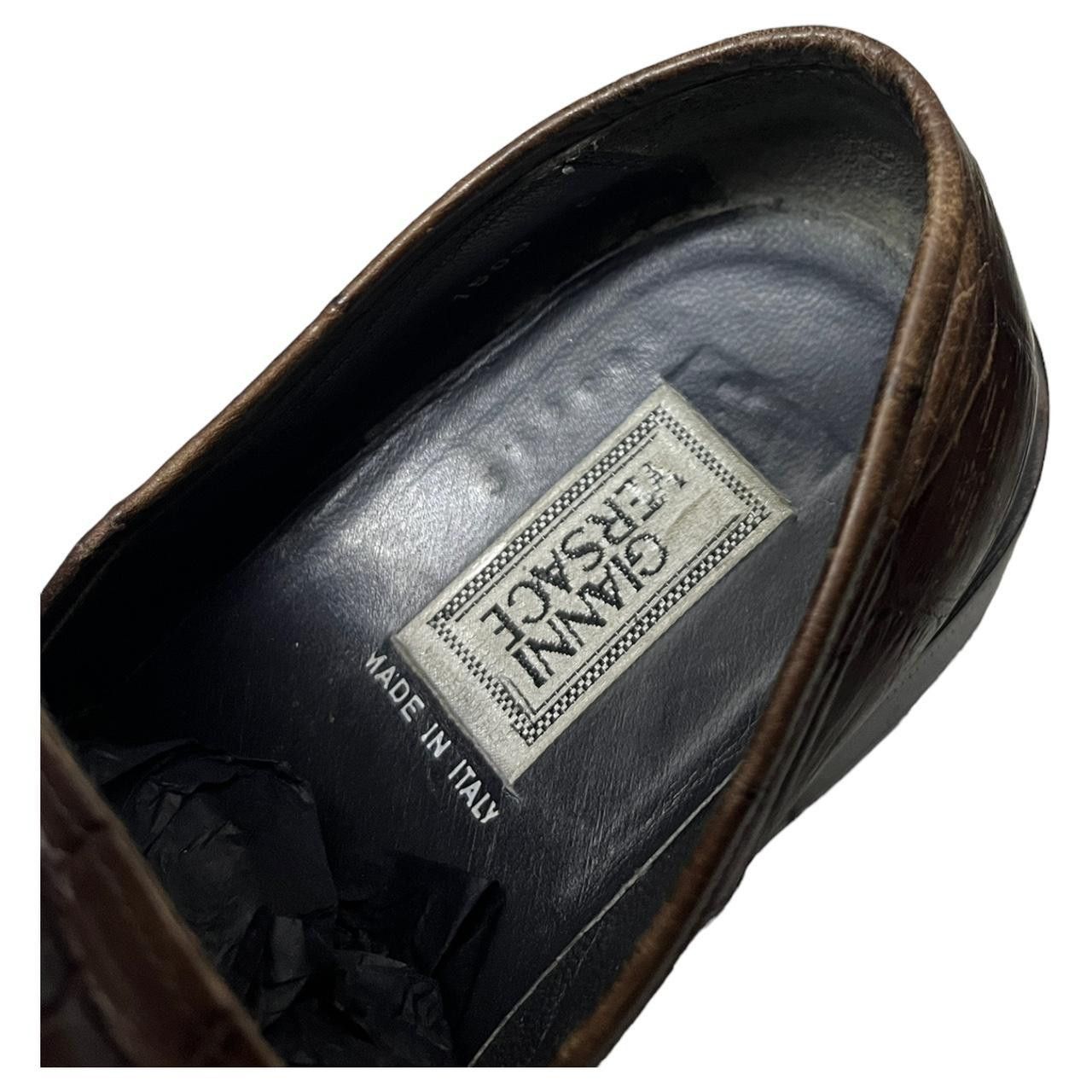 Versace Gianni VERSACE Vintage 90s Luxury Designer Leather Shoes Size US 5 / EU 37 - 5 Thumbnail