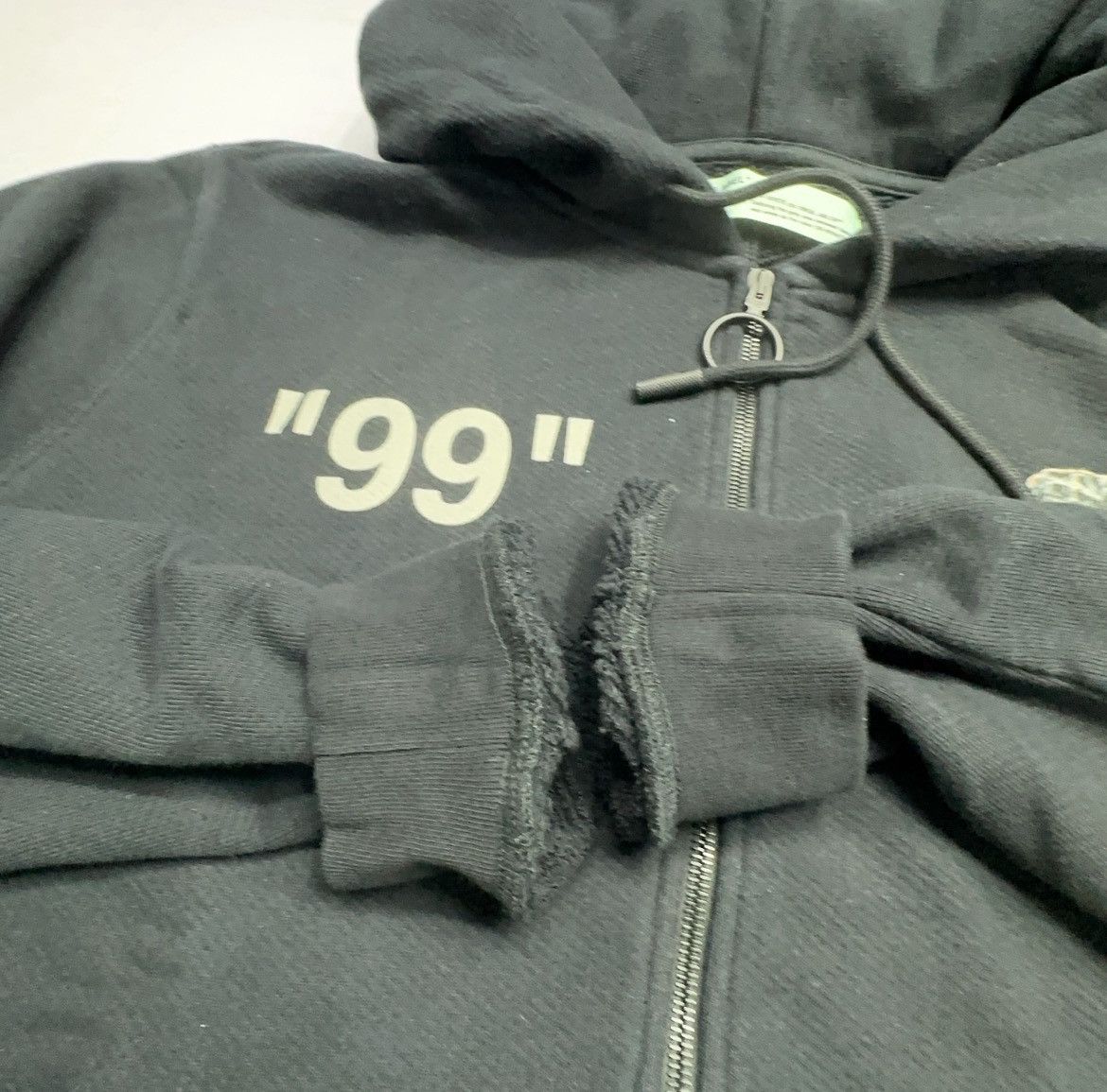 Off-White OFF-WHITE 19SS IMPRESSIONISM ZIP HOODIE Size US XL / EU 56 / 4 - 9 Thumbnail