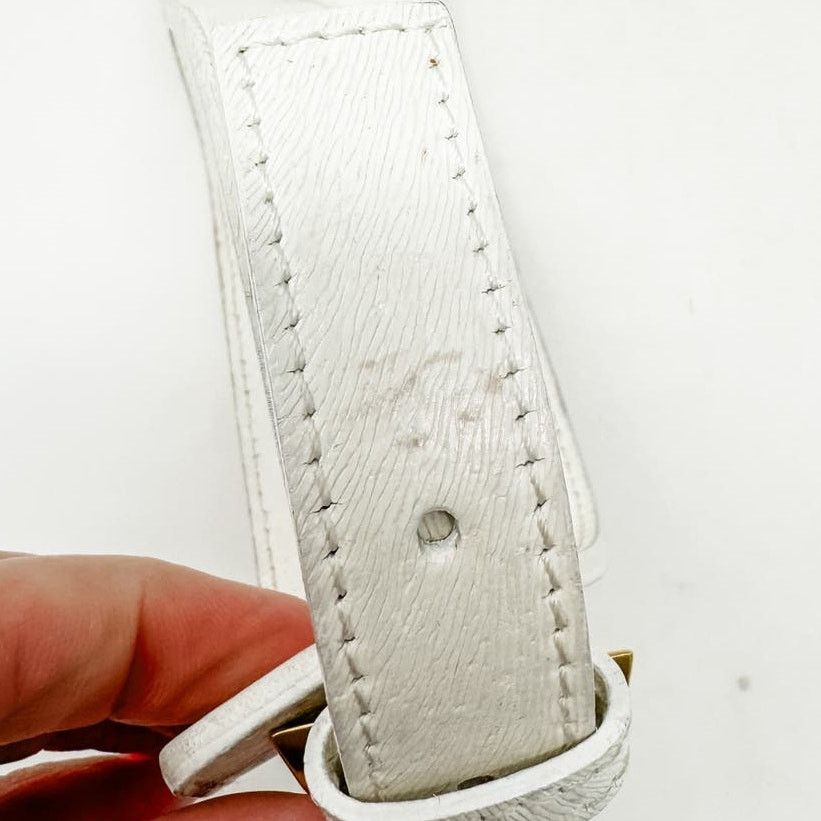 Fendi Fendi vintage white gold double buckle belt size 80/32 Size ONE SIZE - 8 Thumbnail