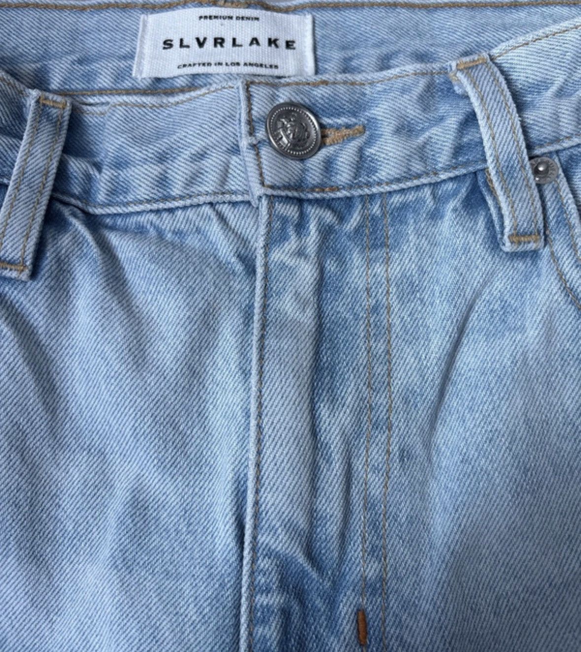 SLVRLAKE SLVRLAKE Ella High-Rise Relaxed Curve Jeans W27 Size 27" / US 4 / IT 40 - 1 Thumbnail
