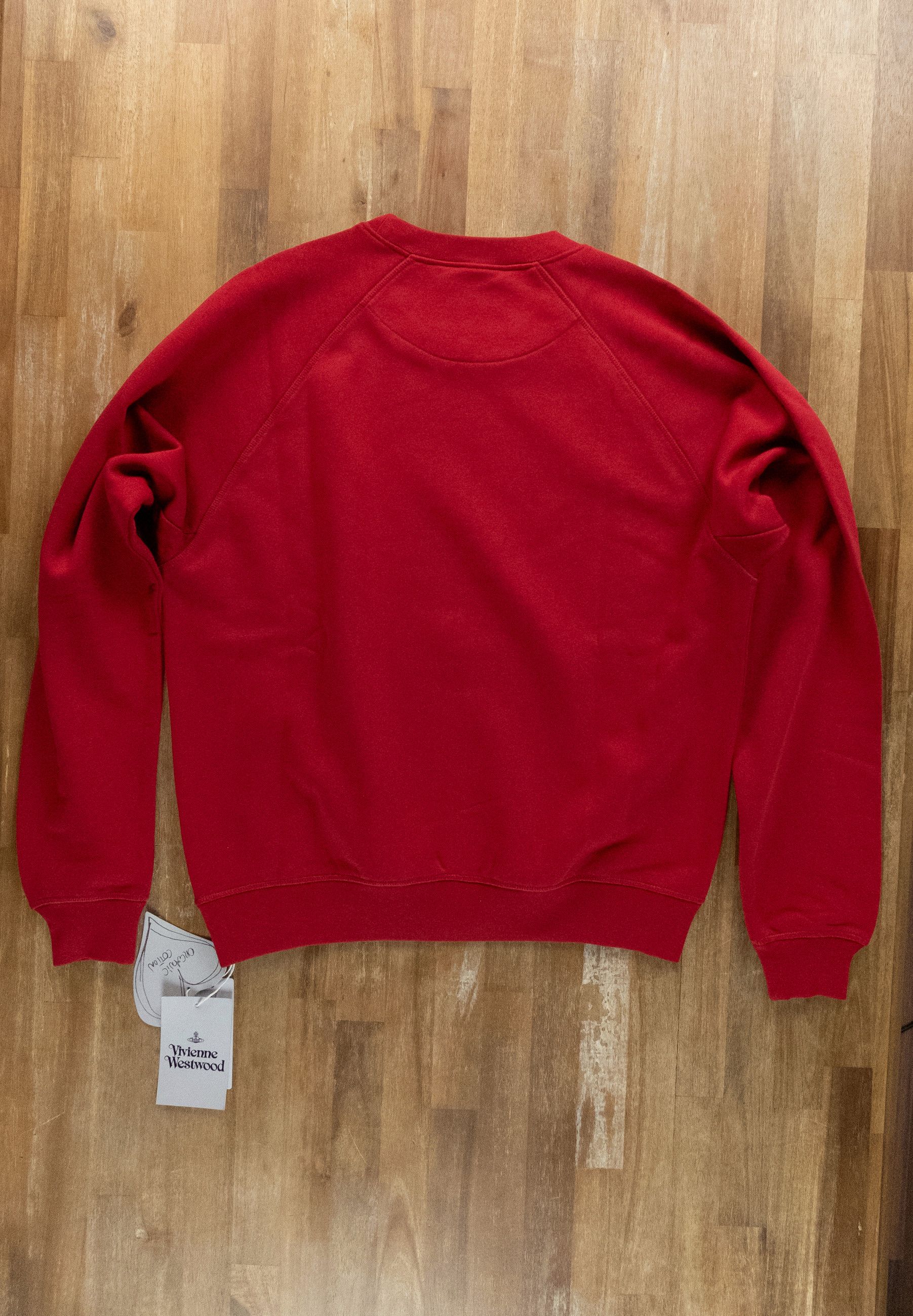 Vivienne Westwood VIVIENNE WESTWOOD solid red orb logo raglan sweatshirt M Size US M / EU 48-50 / 2 - 8 Thumbnail