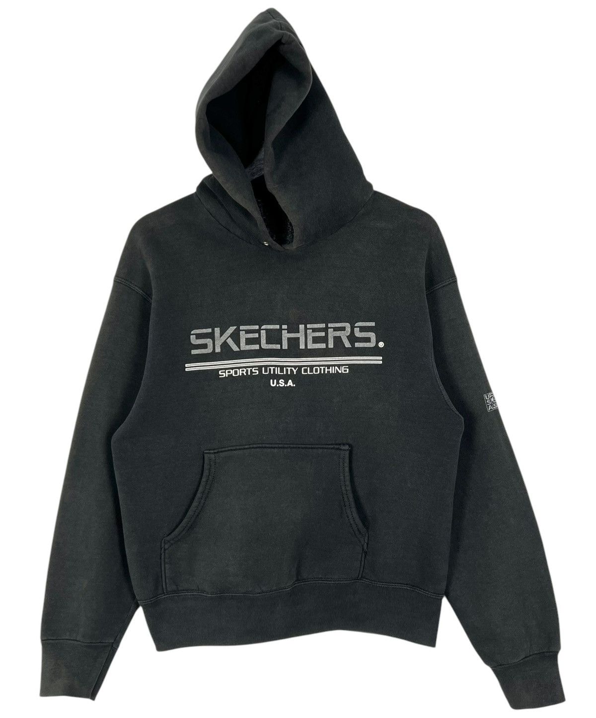 SKECHERS × Vintage 90s Vintage Skechers Distressed Hoodie Size US M / EU 48-50 / 2 - 1 Thumbnail