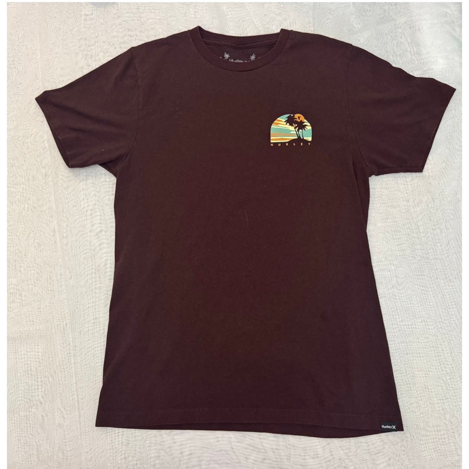 Hurley Maroon Hurley Unisex Medium Shirt T-Shirt Size US M / EU 48-50 / 2 - 1 Thumbnail